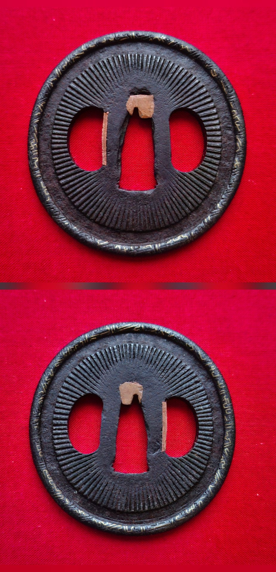 ORIGINAL ANTIKE JAPANISCHE TSUBA SCHWERT 2 – Bild 2