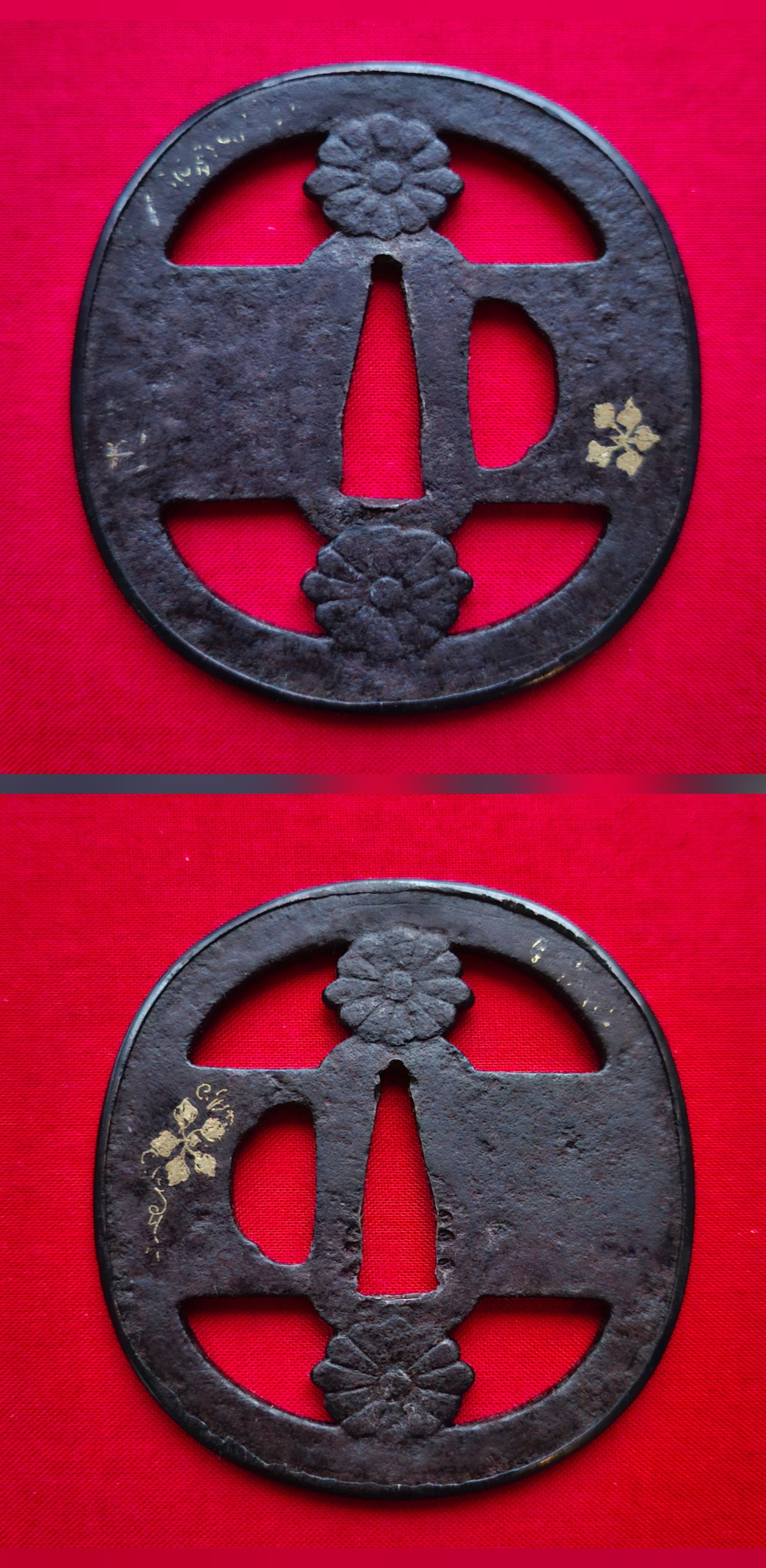 ORIGINAL ANTIKE JAPANISCHE TSUBA SCHWERT 3 – Bild 1