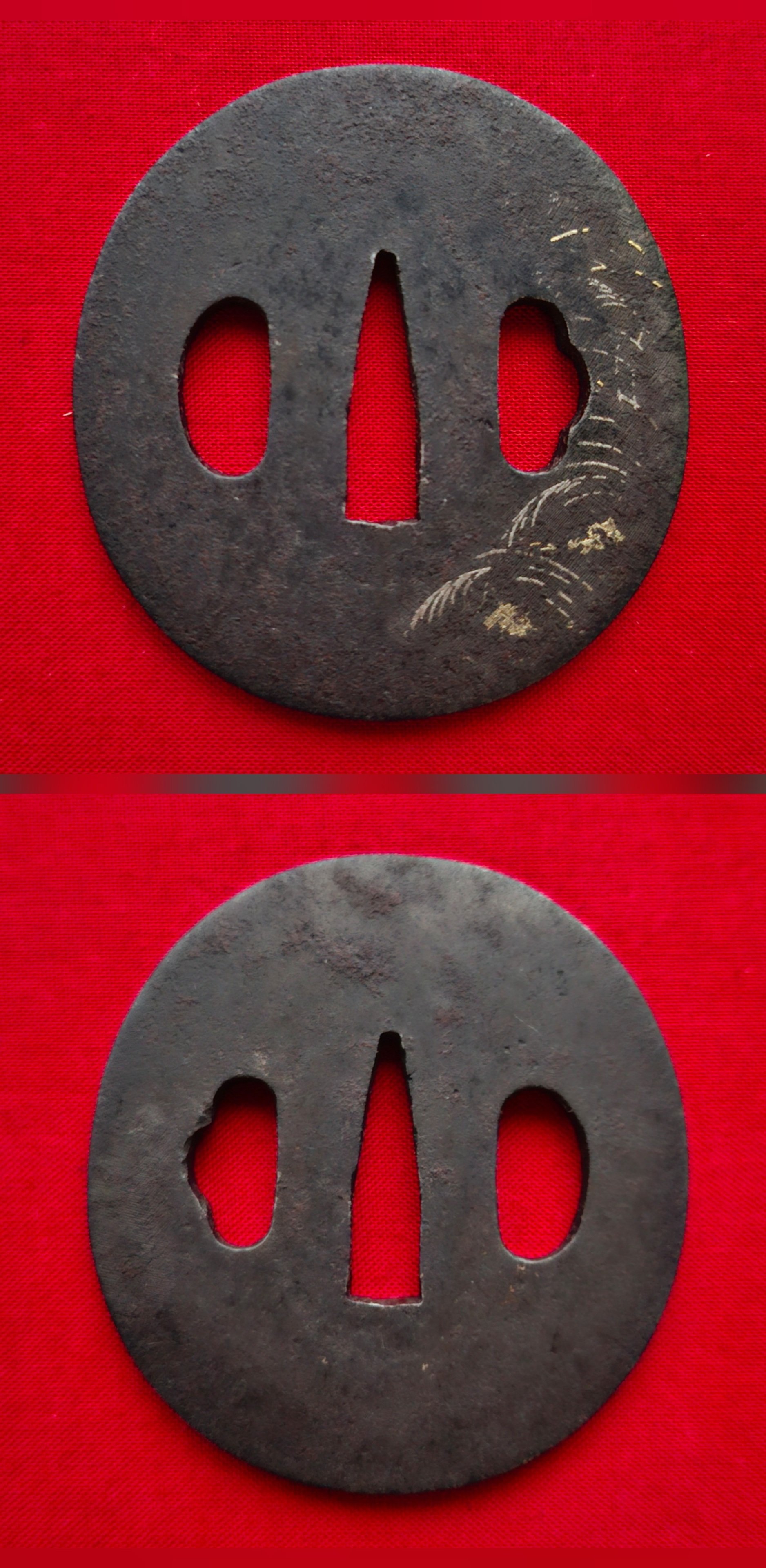 ORIGINAL ANTIKE JAPANISCHE TSUBA SCHWERT 5 – Bild 1