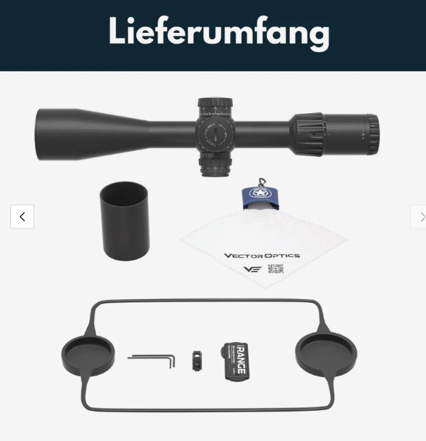 Vector Optics SCFF-65 Tauron 4-24x50FFP Gen II - für 21 mm Picatinny - 25 Jahre Garantie – Bild 1