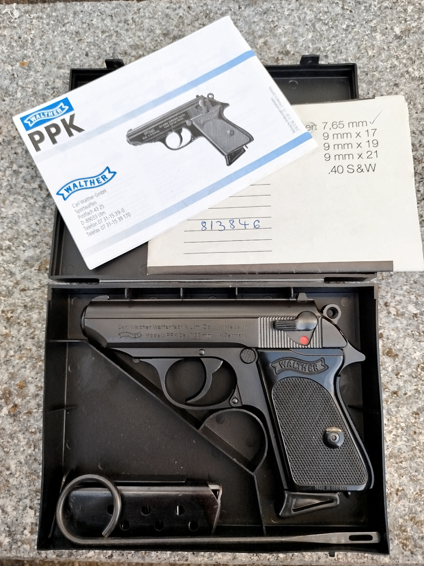 Walther PPK Kal. 7,65mm aus 1998 - eine der allerletzten - Neuzustand!!! – Bild 1