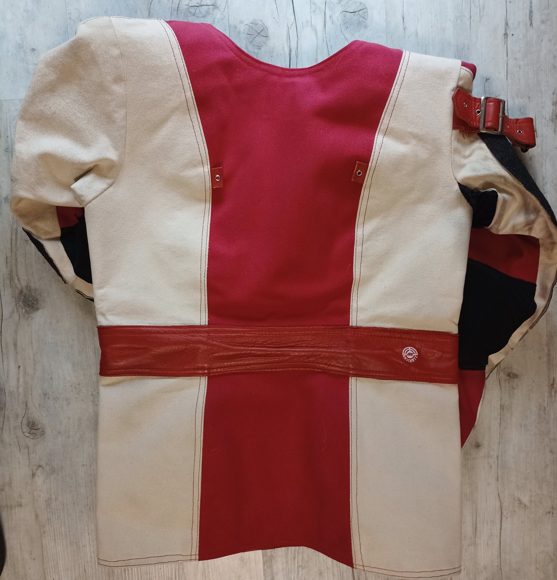 Schießjacke links rot/weiss Herren Gr.50/52 – Bild 4