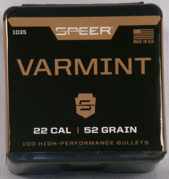 100St. SPEER .22(.224) - 52 - HP - VARMINT - #1035 - Versand ab 6,40€ – Bild 1
