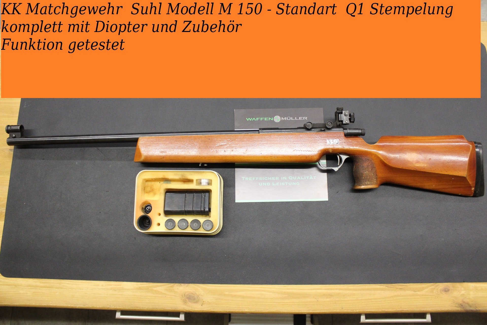 Suhler KK Matchgewehr M 150 – Bild 1