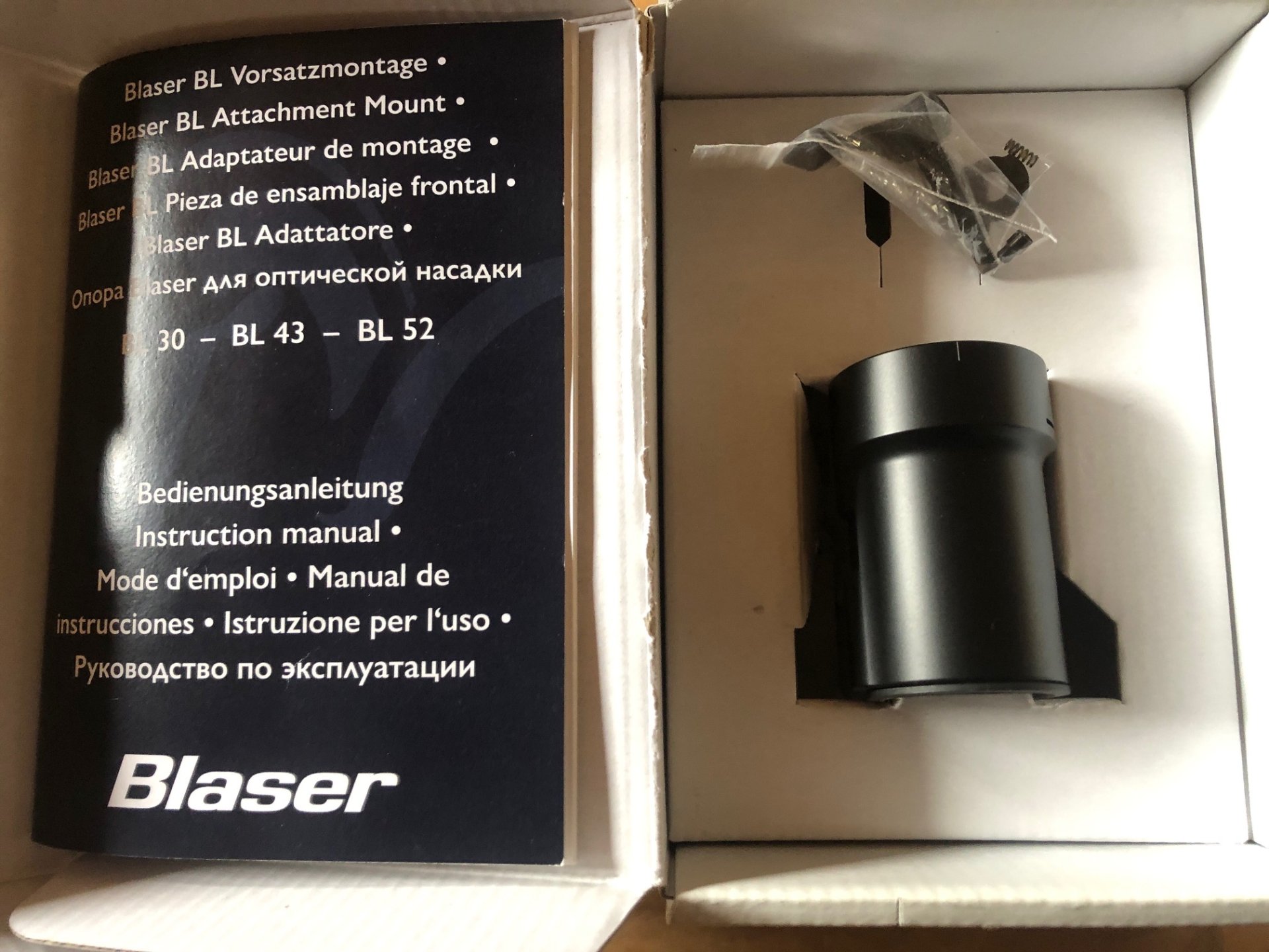 Blaser Adapter BL30 für Liemke Merlin Wärmebildvorsatz – Bild 1