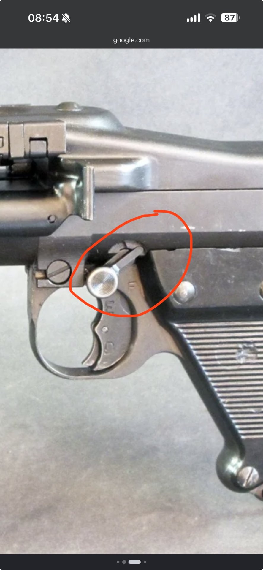 Original MG34 Sicherungshebel / Sicherung komplett – WWII Wehrmacht – Bild 5