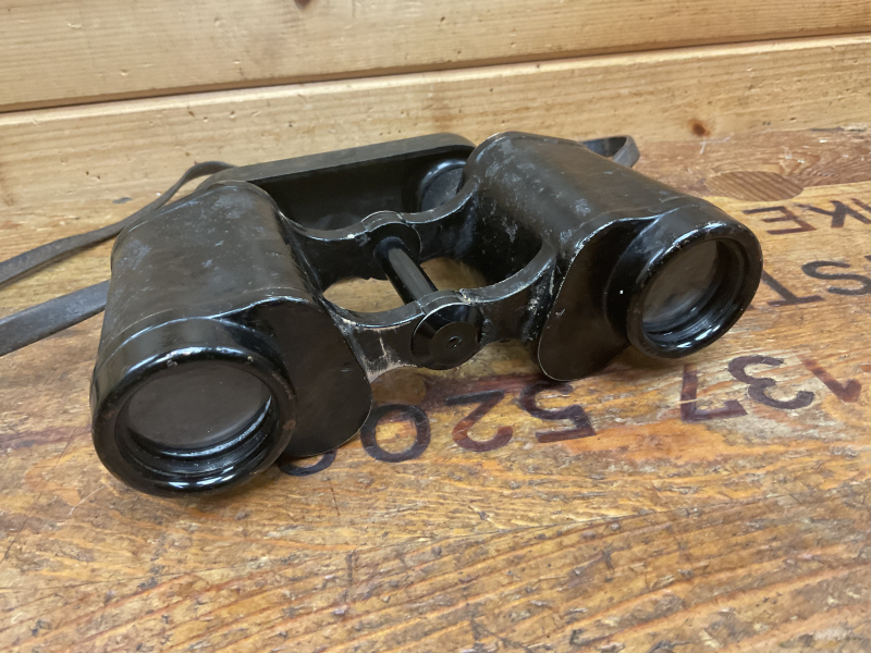 Dienstglas Wehrmacht WK2 Carl Zeiss Jena 6x30, mit WaA Abnahmezeichen! Bakelit Okularschutz! – Bild 3