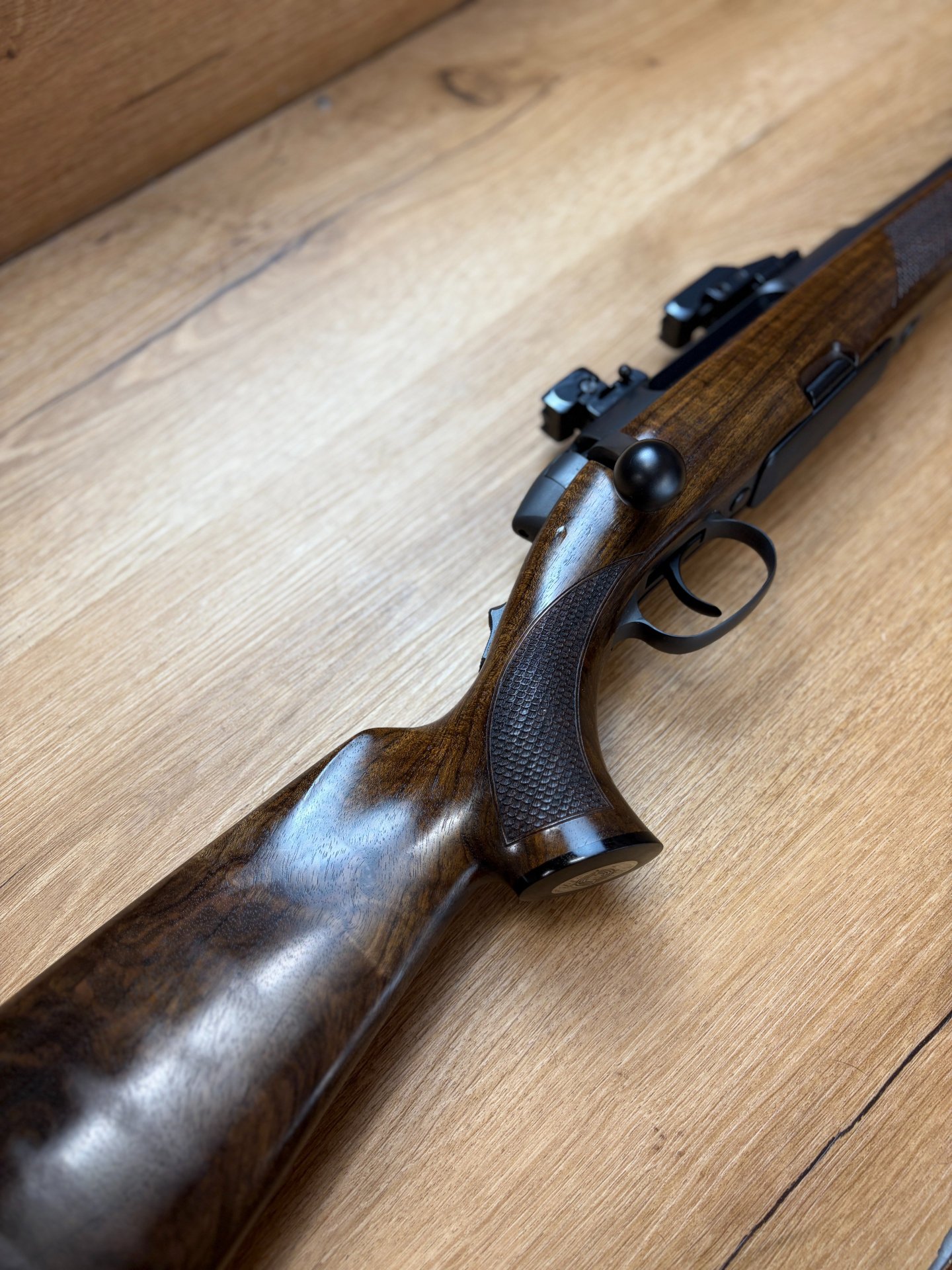 STEYR MANNLICHER SM12 Semi-Weight ohne Visierung 8x57IS inlc. EAW-Schwenkmontage für Zeiss-Schiene – Bild 2