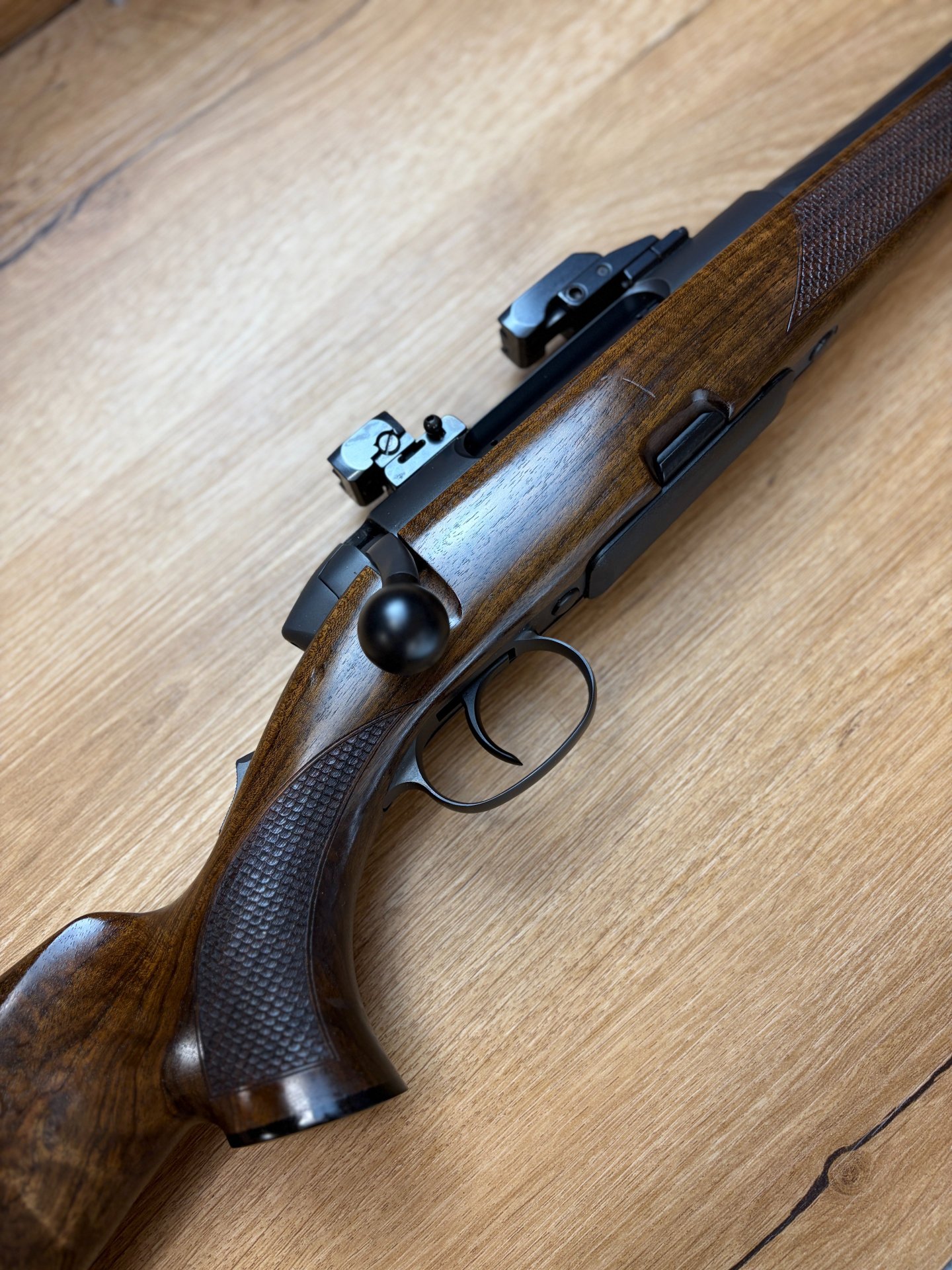 STEYR MANNLICHER SM12 Semi-Weight ohne Visierung 8x57IS inlc. EAW-Schwenkmontage für Zeiss-Schiene – Bild 5
