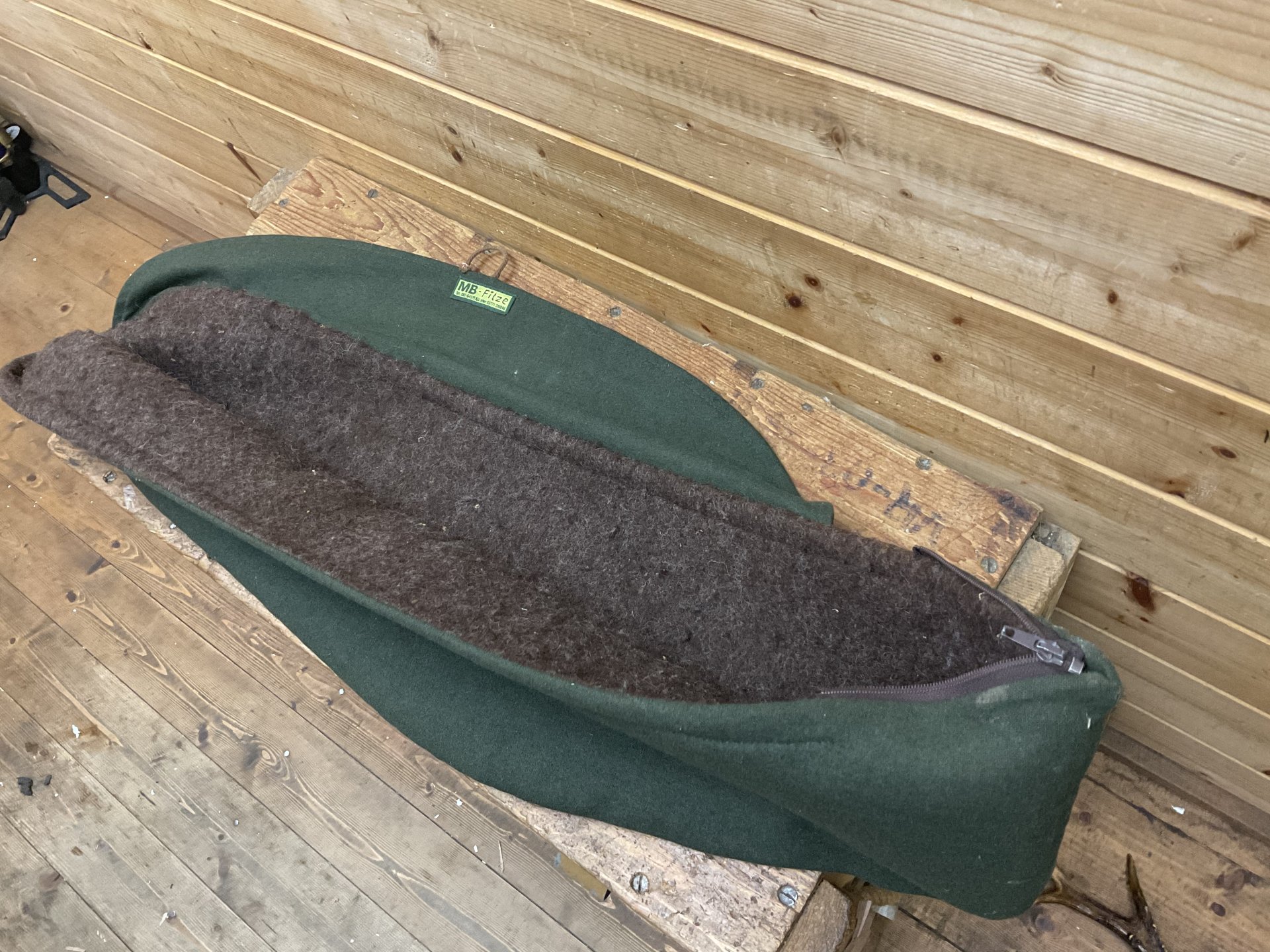 Futteral lautlos Filz/Loden grün !!! – Bild 1