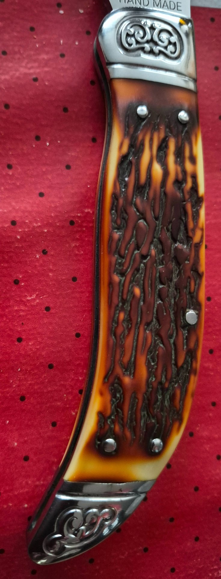 Schrade Klappmesser limitiert Hirsch Jagdmesser Jagd – Bild 3