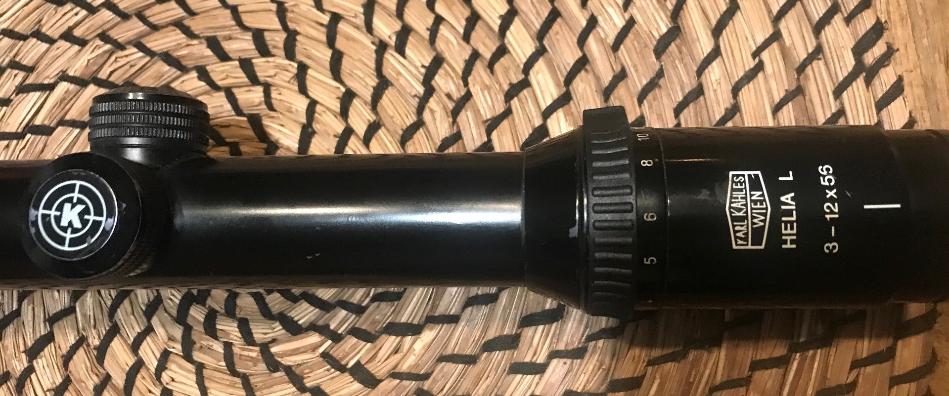 KAHLES Helia 3-12x56 L, inkl. Hebel Schwenkmontage Oberteile – Bild 1