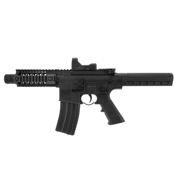 Crosman A4-P CO2 mit Kollimator Full auto vollautomatisch CO2-Luftgewehr 4,5 mm BB schwarz NEU !!! – Bild 1