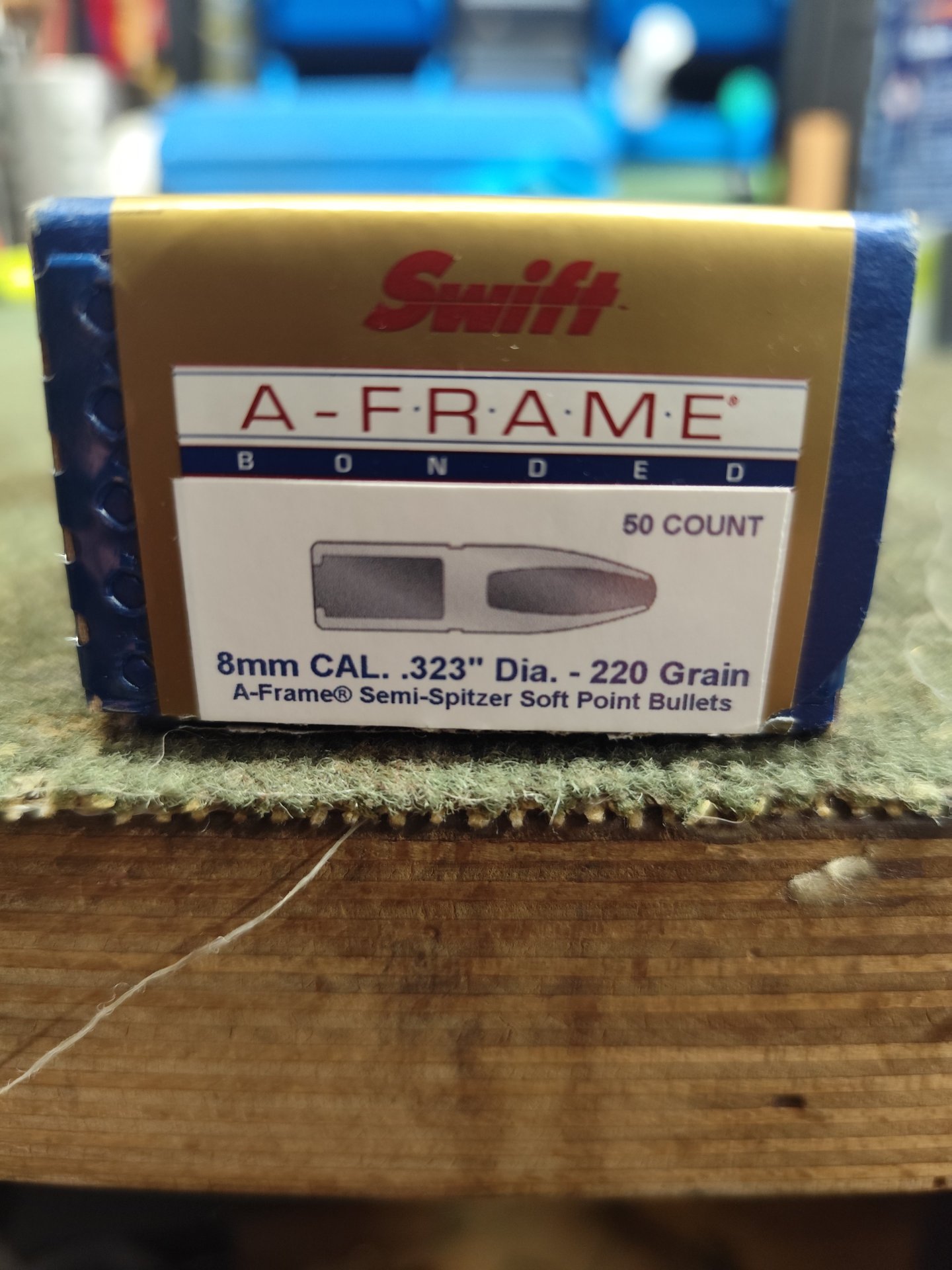 1 Packung Swift A-Frame Geschosse 8mm (323) 220 Grain – Bild 2