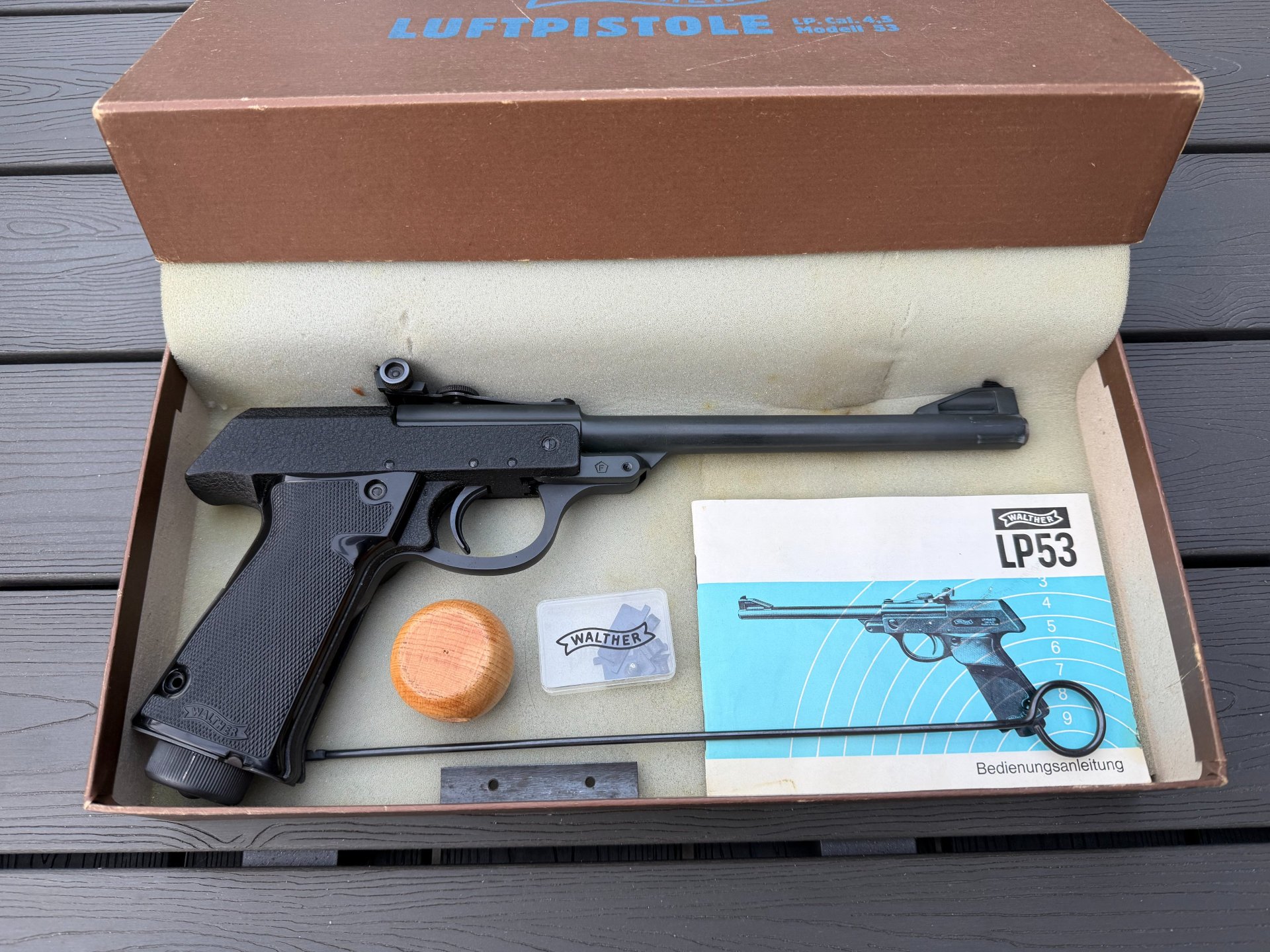 Walther Luftpistole LP 53 mit F - Zeichen Dichtungen neu – Bild 2