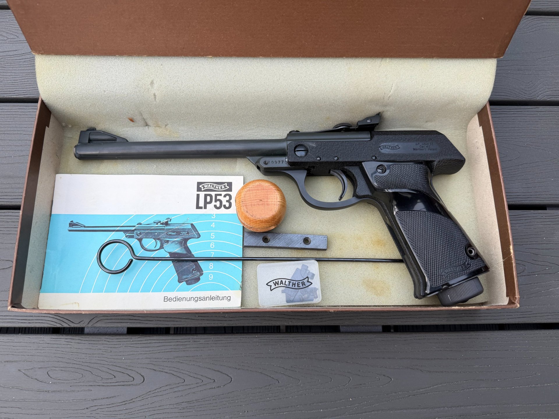 Walther Luftpistole LP 53 mit F - Zeichen Dichtungen neu – Bild 4