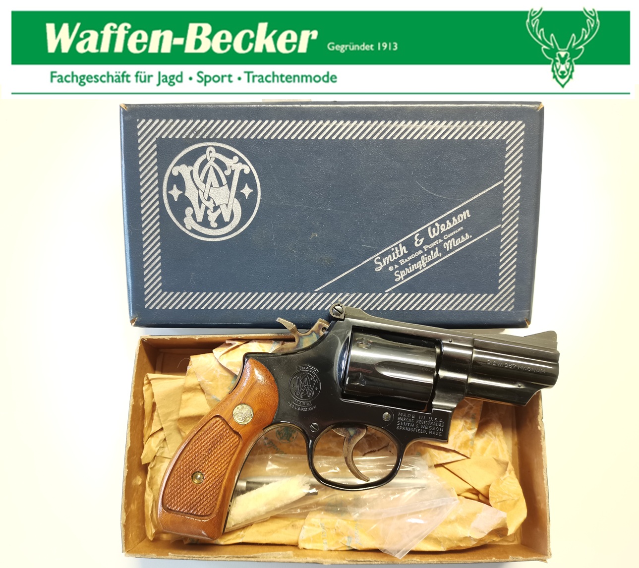 Revolver Smith & Wesson Mod. 19-3 Kal. .357Mag. 2,5"-Lauf --SEHR GUTER ZUSTAND!!!-- – Bild 2