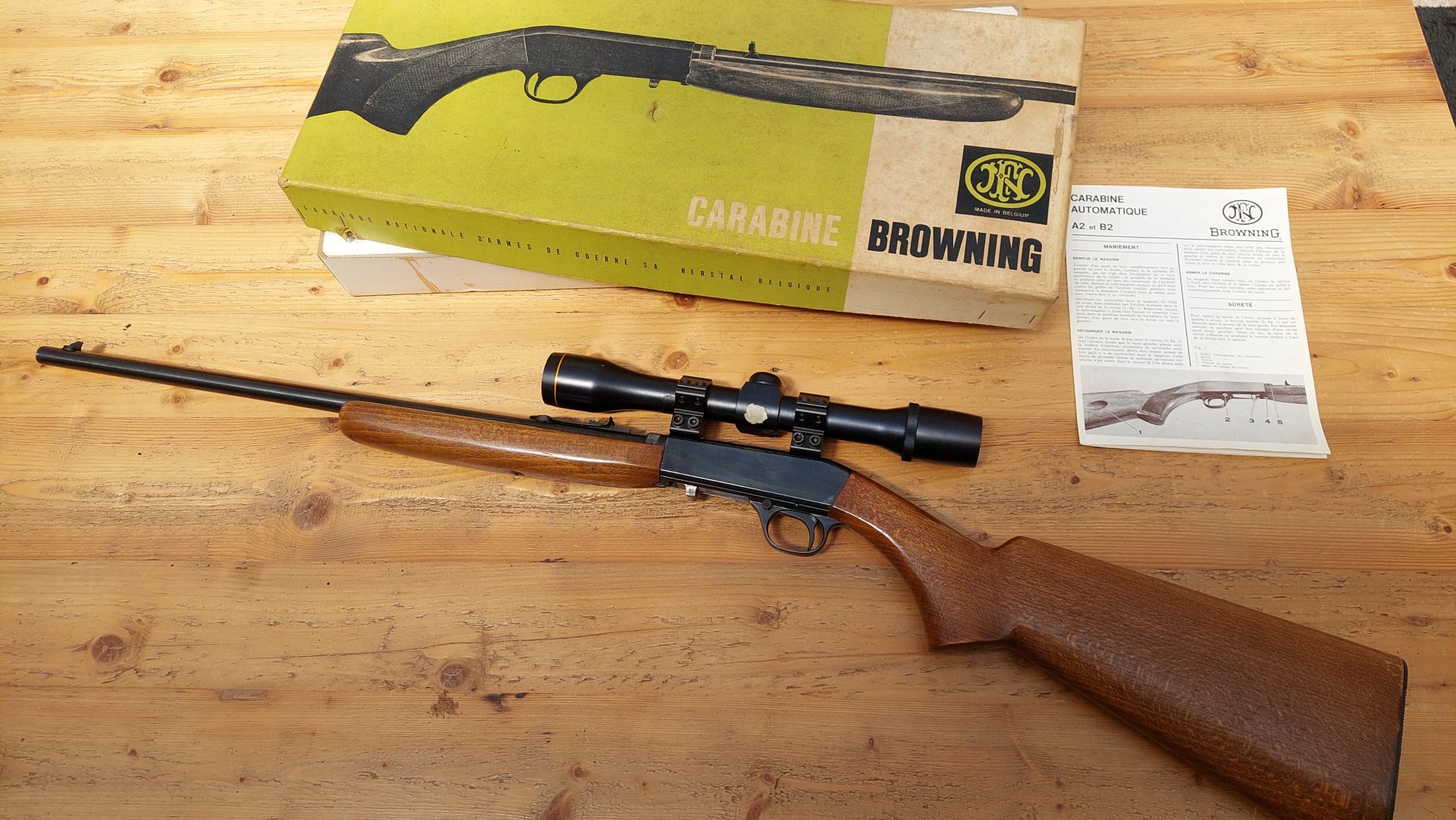Selbstladebüchse FN-Browning A2 .22 lr (in Originalverp.) – Bild 2