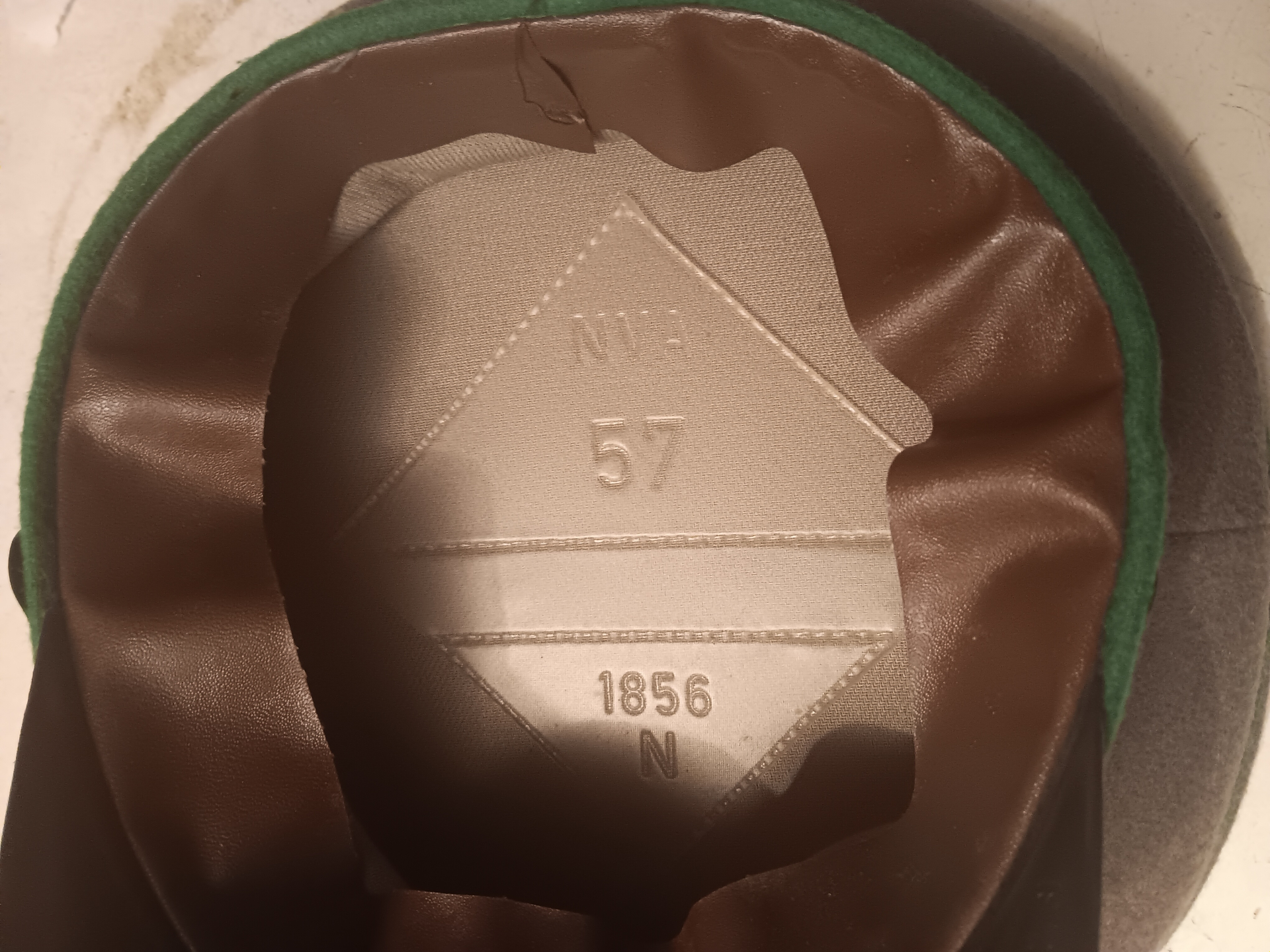 Schirmütze DDR Grenzer NVA – Bild 2