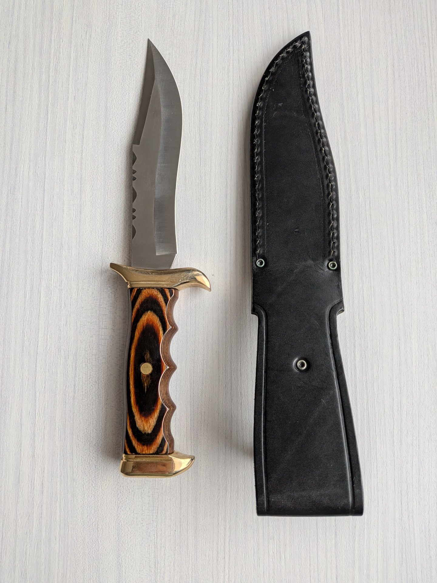 Miguel Nieto (Spanien)Jagdmesser mit Lederscheide – Bild 2