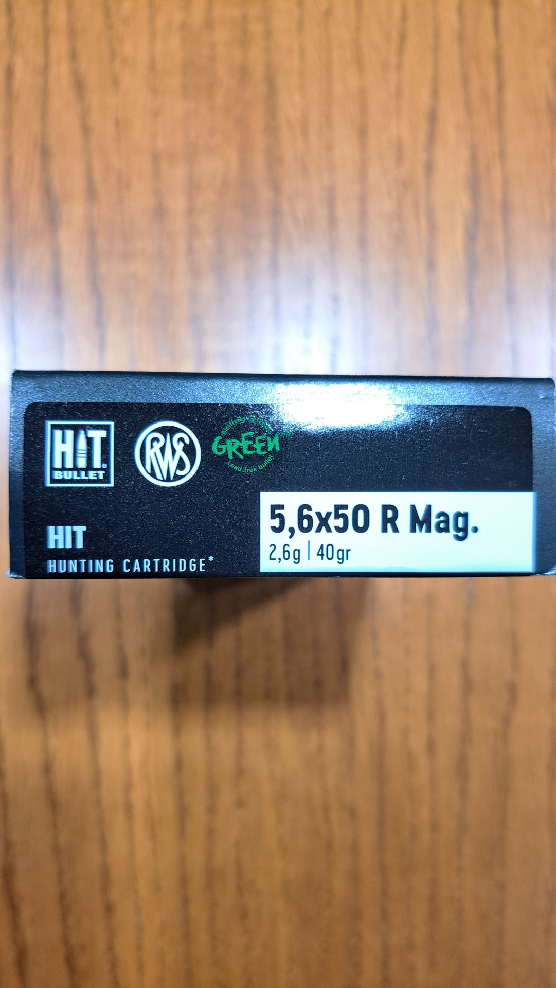20 Stück RWS 5,6x50R Mag HIT 2,6g 40gr bleifrei – Bild 2