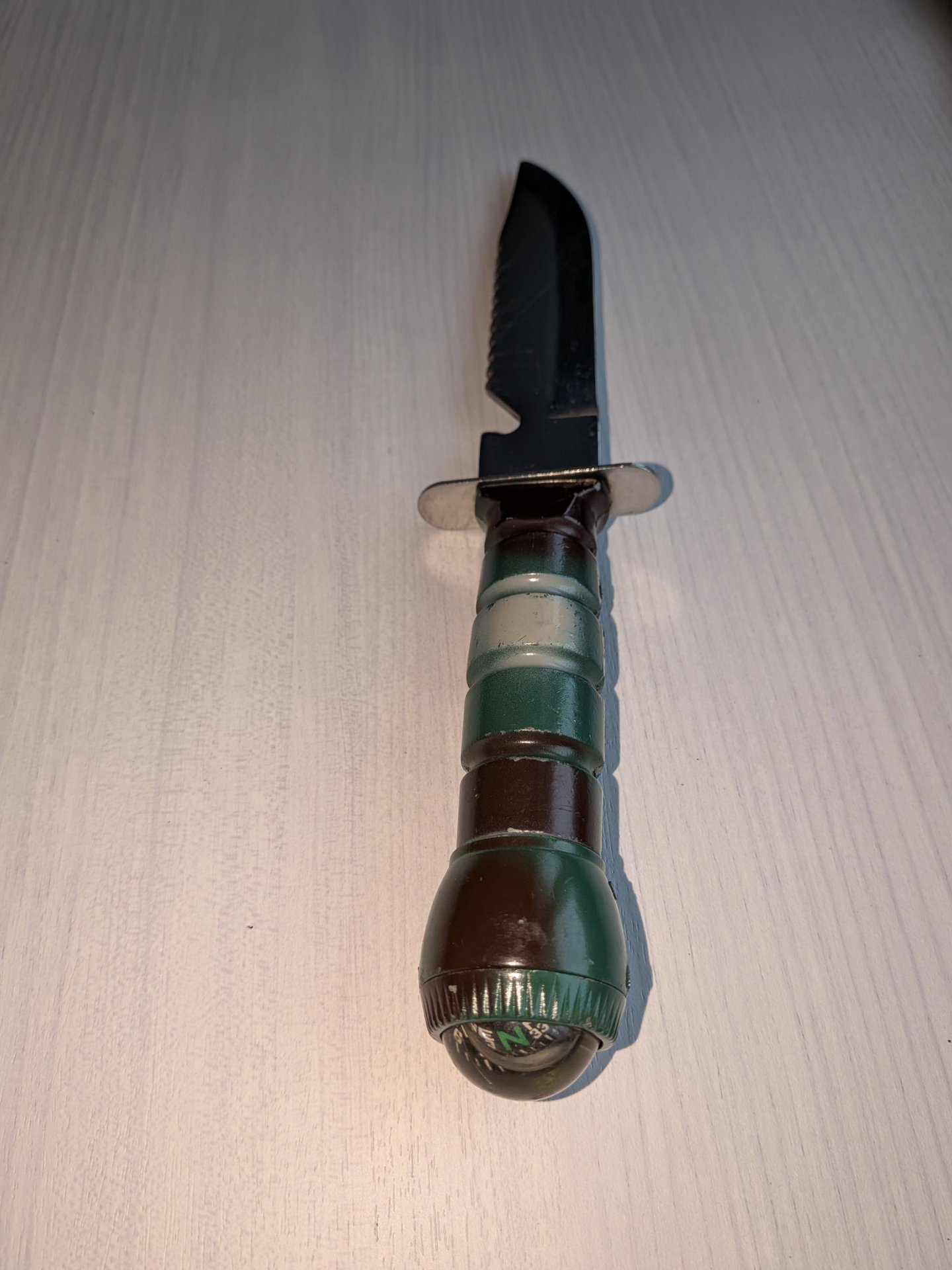 Surivival-Messer mit Kompass und Sagemrücken – Bild 1