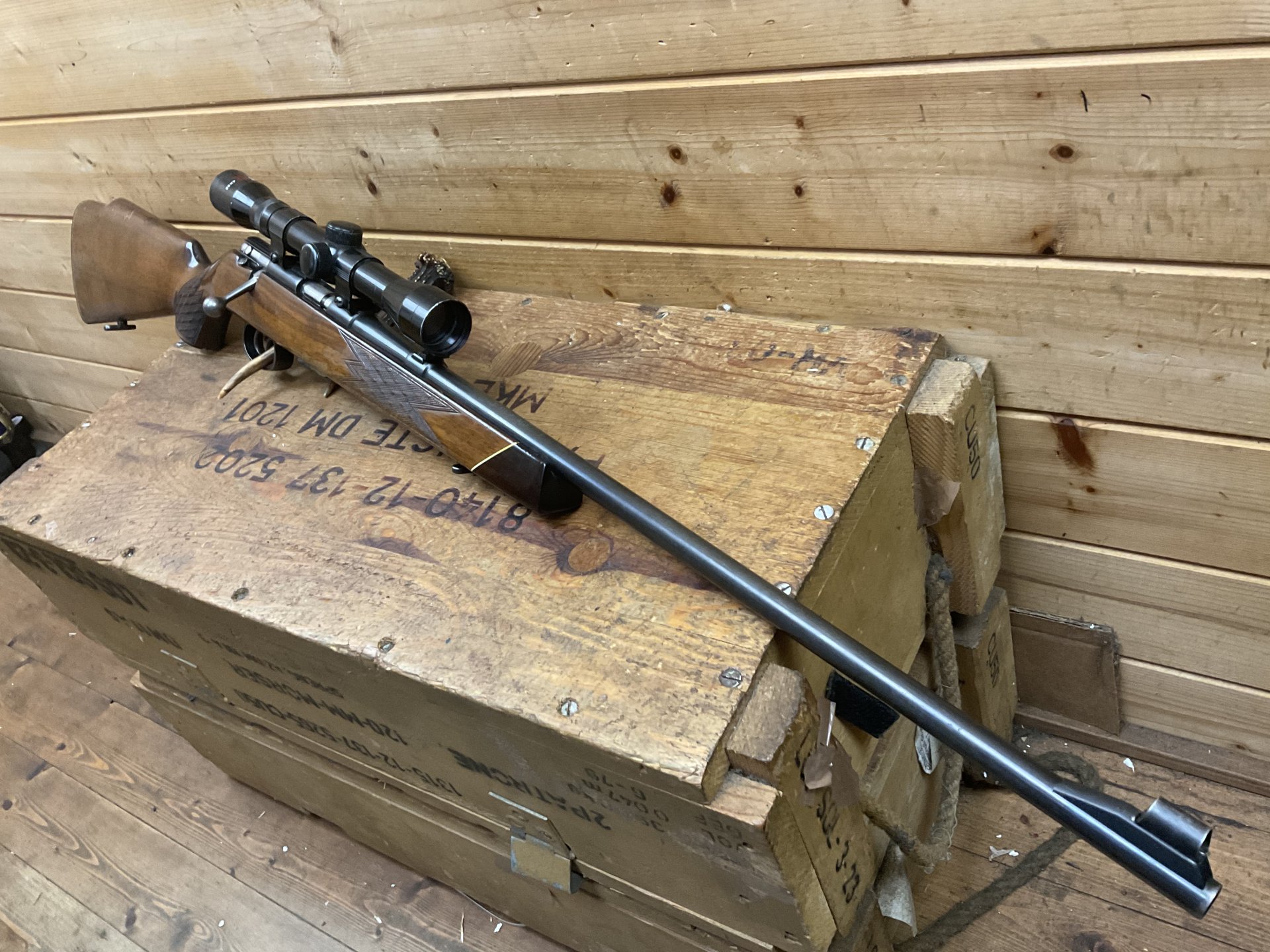 KK-Büchse Kal..22Magnum Anschütz Mod.1516, mit Zielfernrohr! – Bild 3