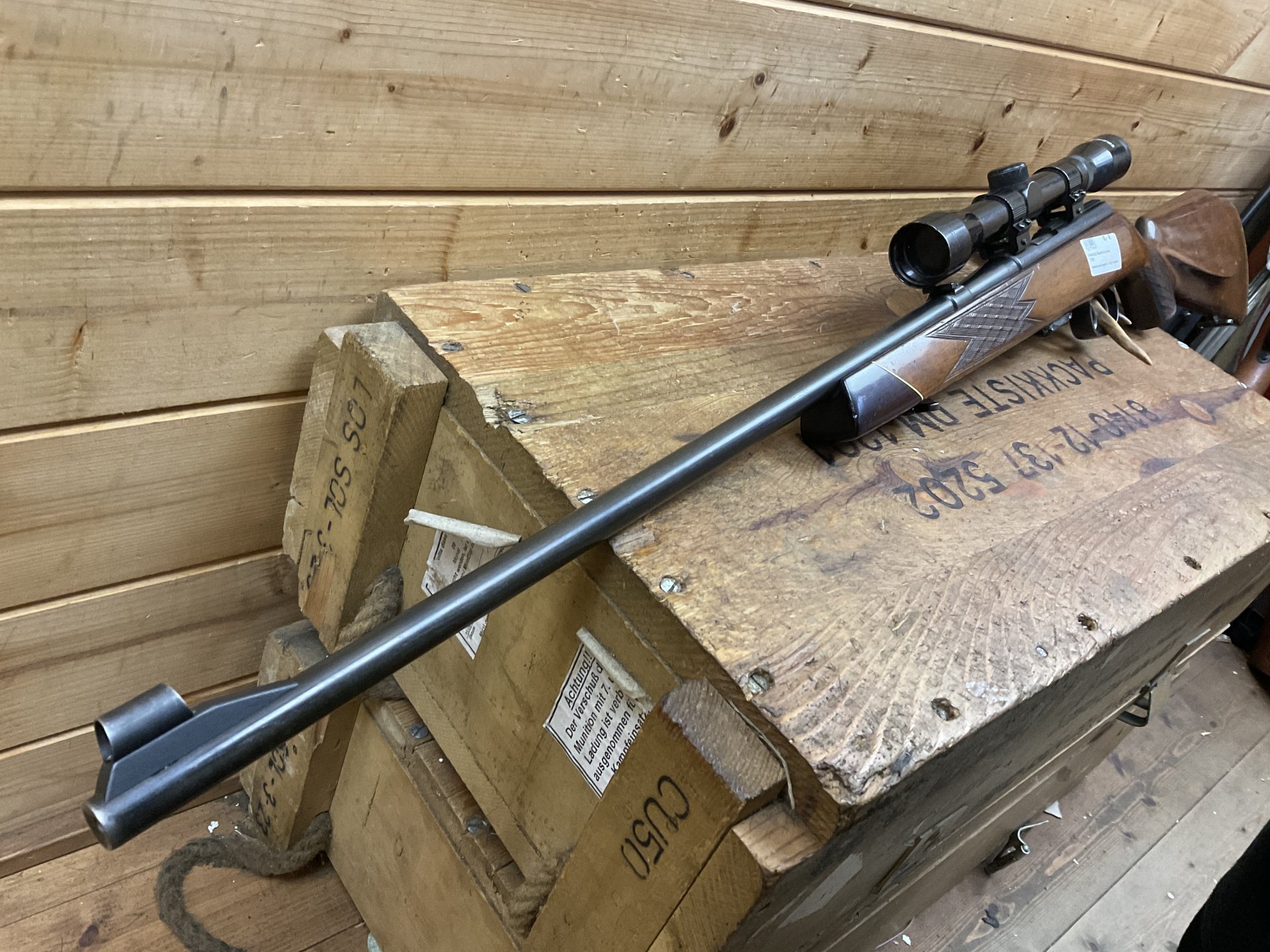 KK-Büchse Kal..22Magnum Anschütz Mod.1516, mit Zielfernrohr! – Bild 2