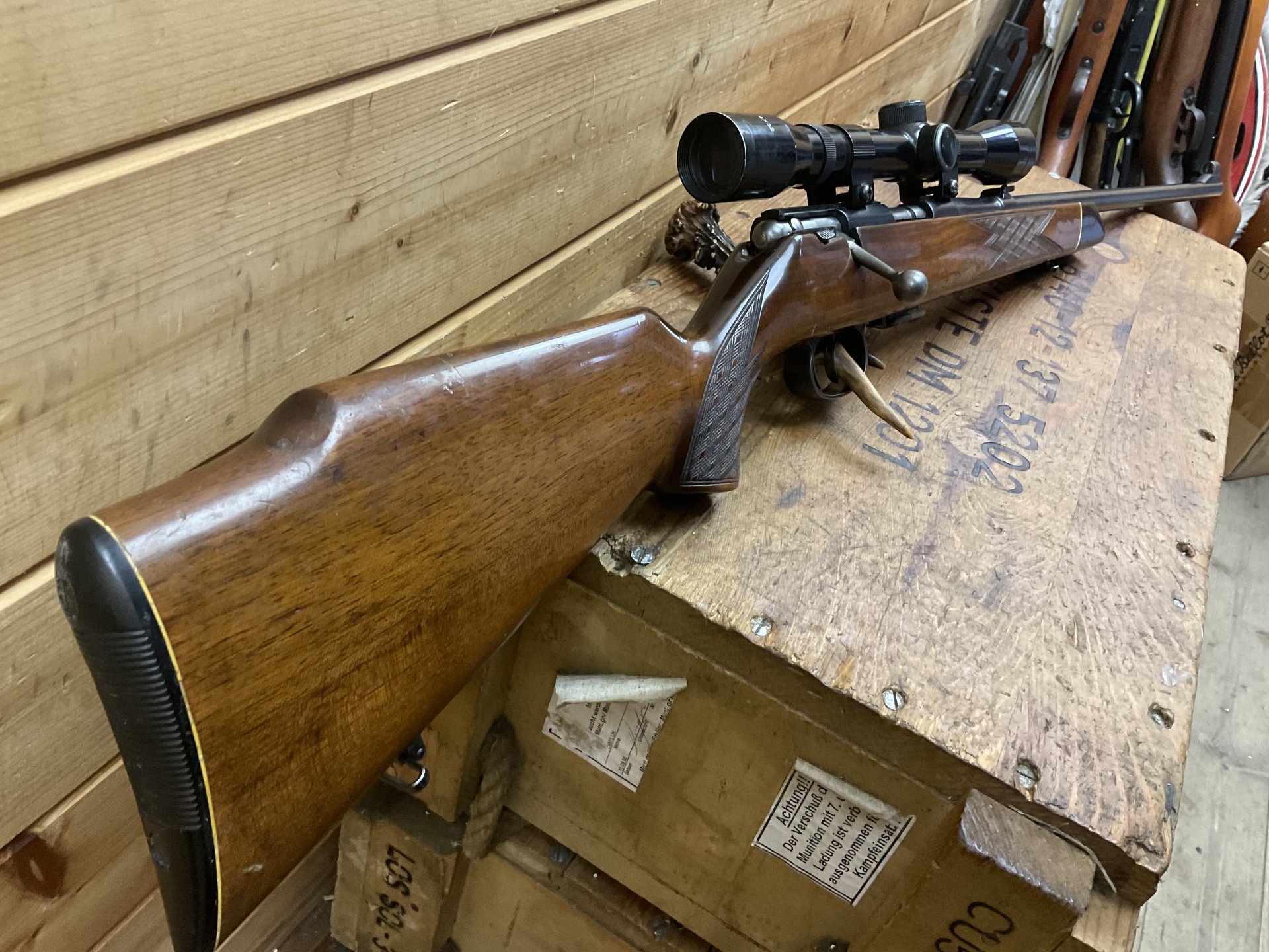 KK-Büchse Kal..22Magnum Anschütz Mod.1516, mit Zielfernrohr! – Bild 6