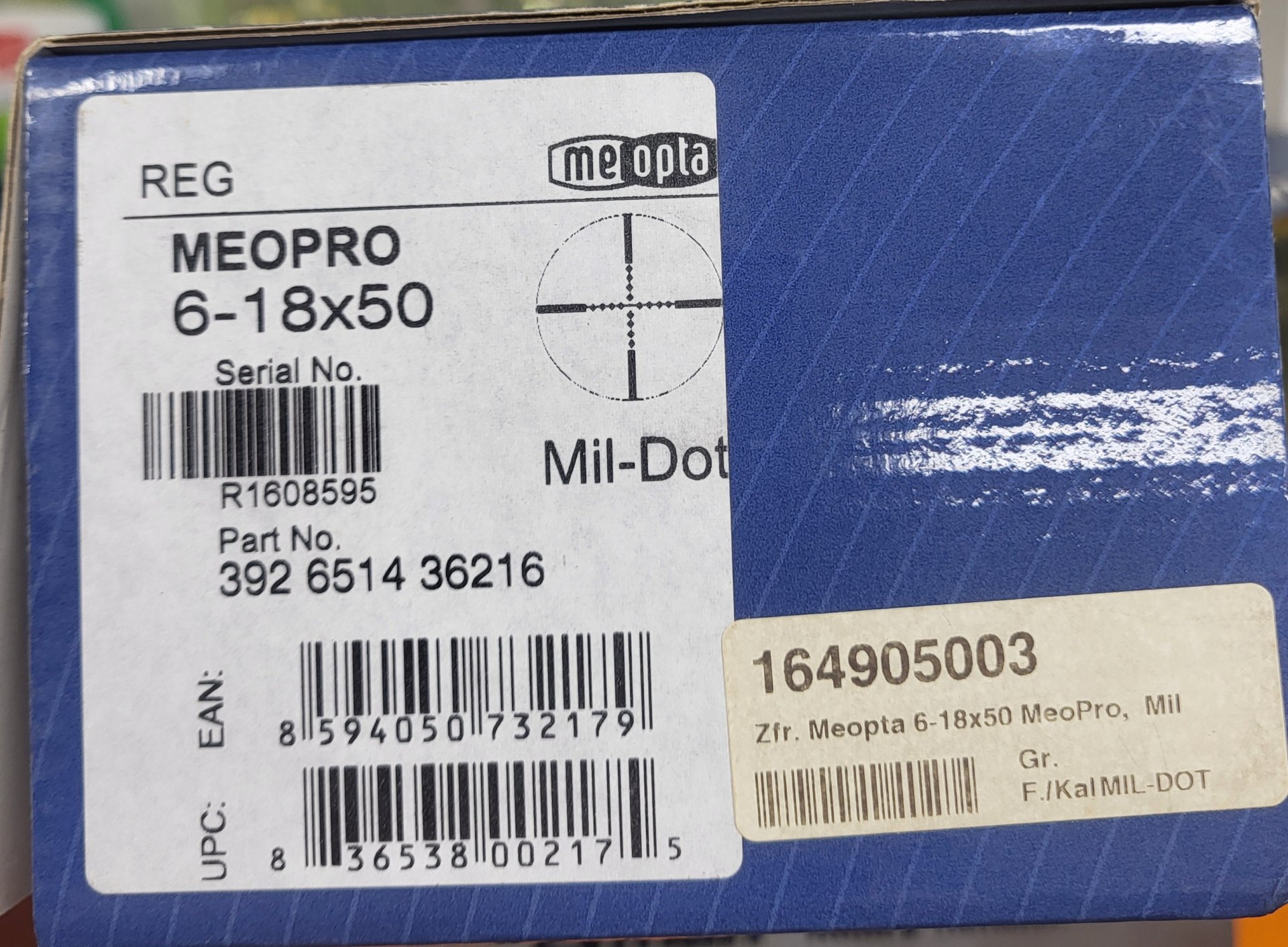 Meopta Meopro 6 - 18 x 50 MIL DOT – Bild 1