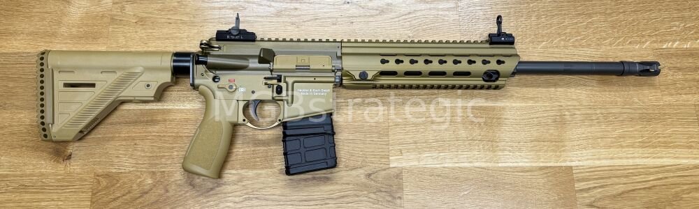 Heckler & Koch MR223 A3 16,5" Lauf - halbautom. Büchse .223Rem Farbe sandfarben - System HK416 G95 – Bild 2