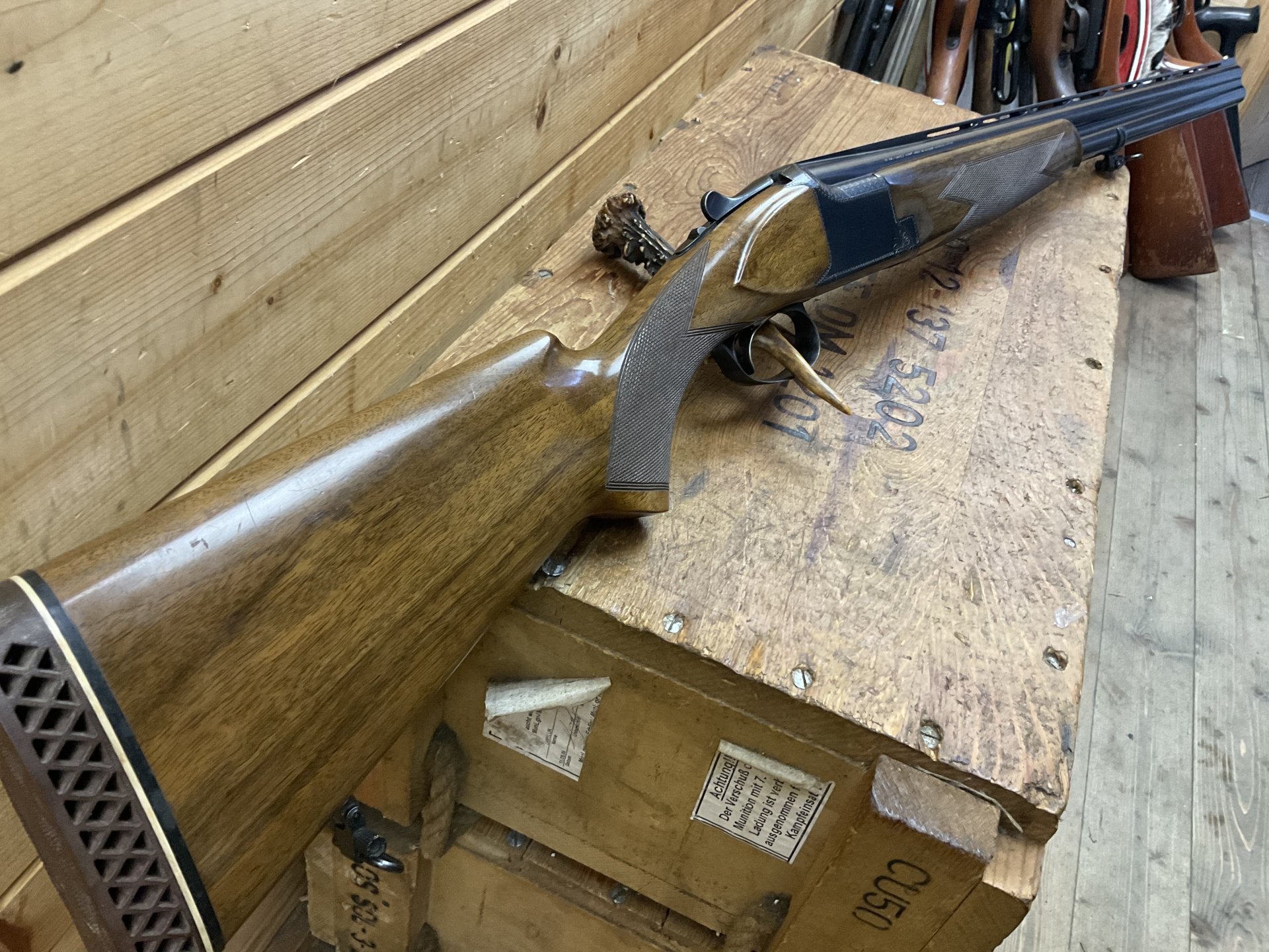 BDF FN Browning B25, Kal. 12/70, 12/70, Einabzug! Ejektor! breite Schiene! – Bild 6