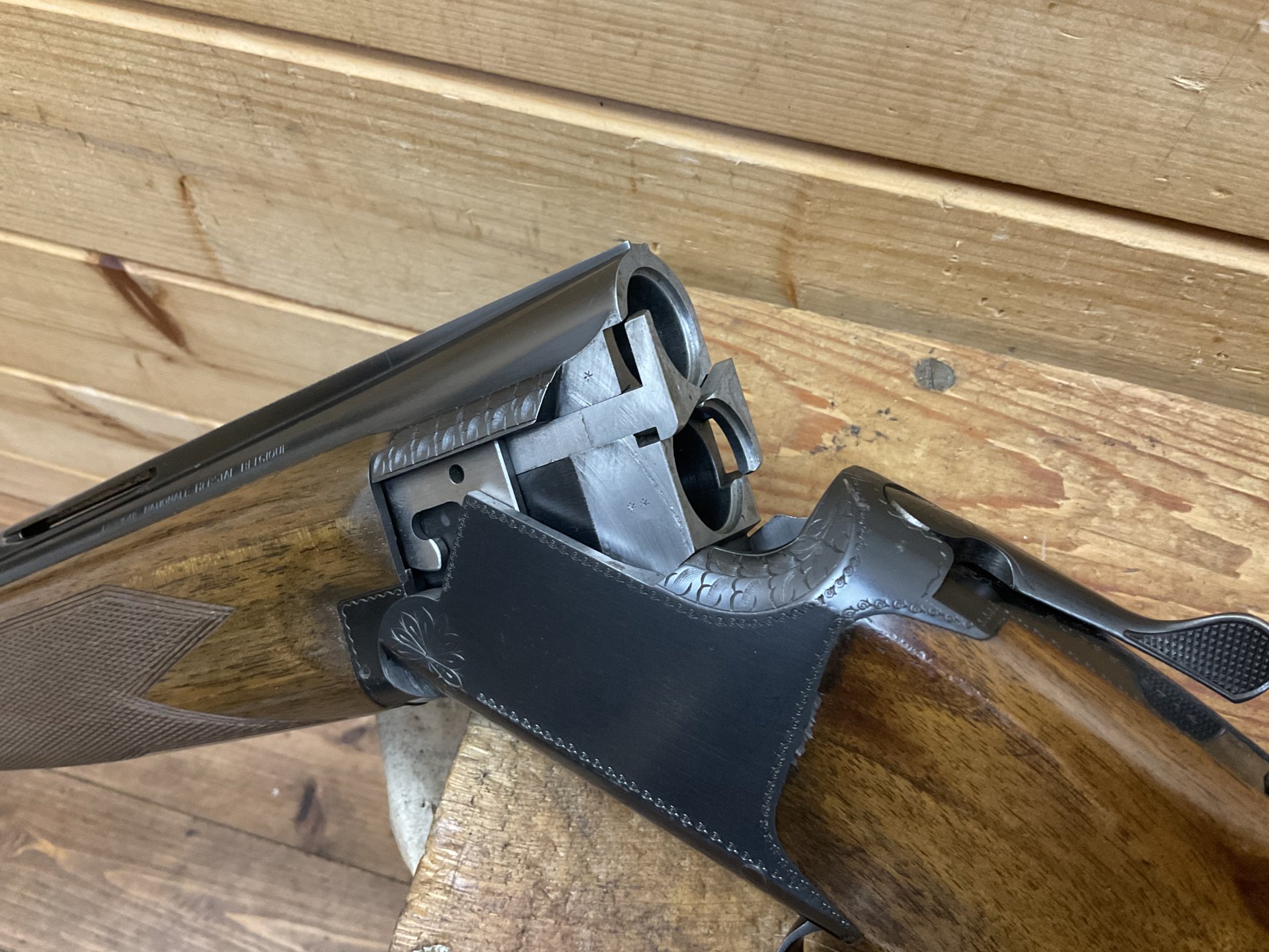 BDF FN Browning B25, Kal. 12/70, 12/70, Einabzug! Ejektor! breite Schiene! – Bild 4