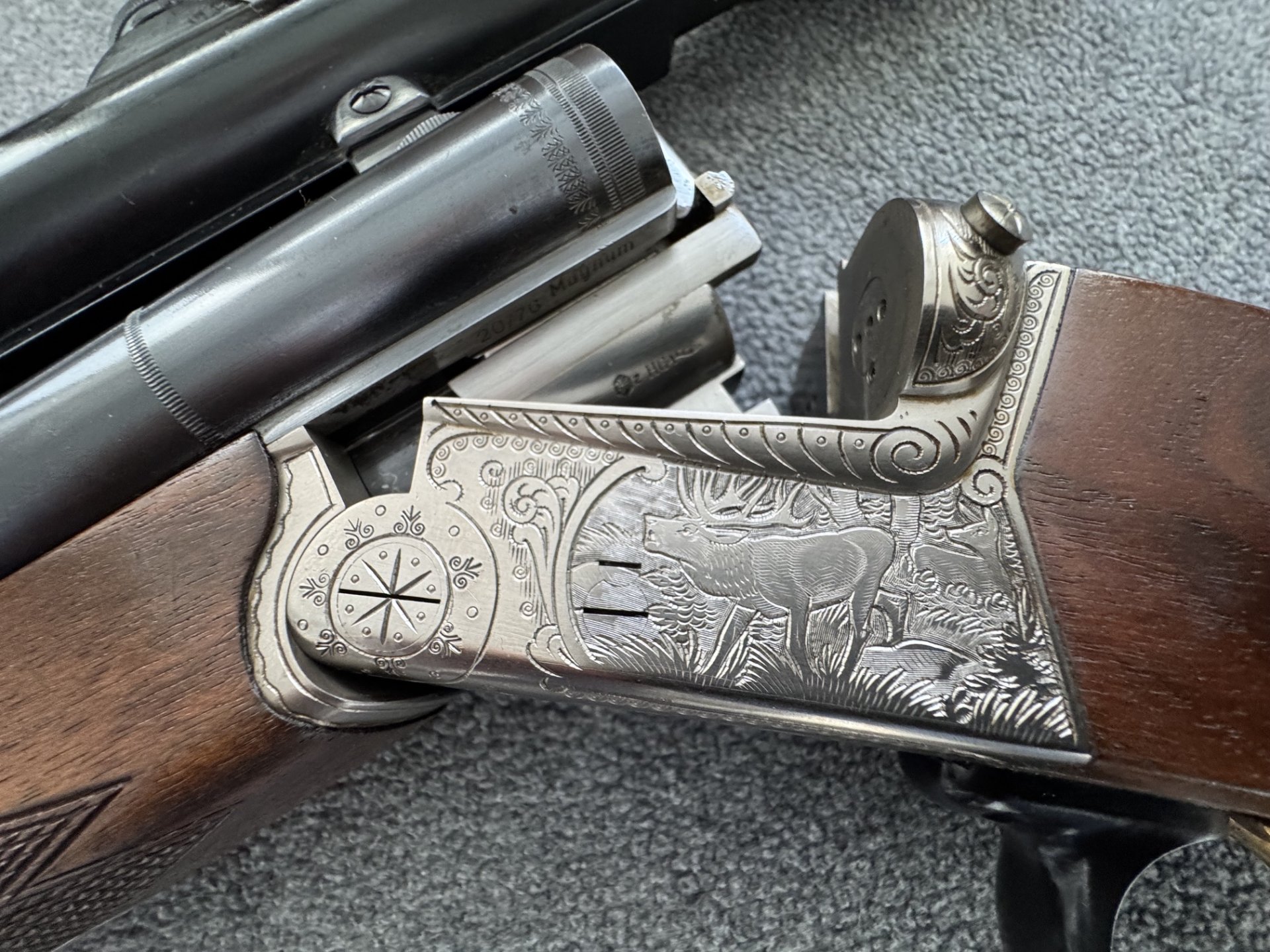 Drilling Krieghoff TRUMPF 222 Rem Mag 20/70 – Bild 4