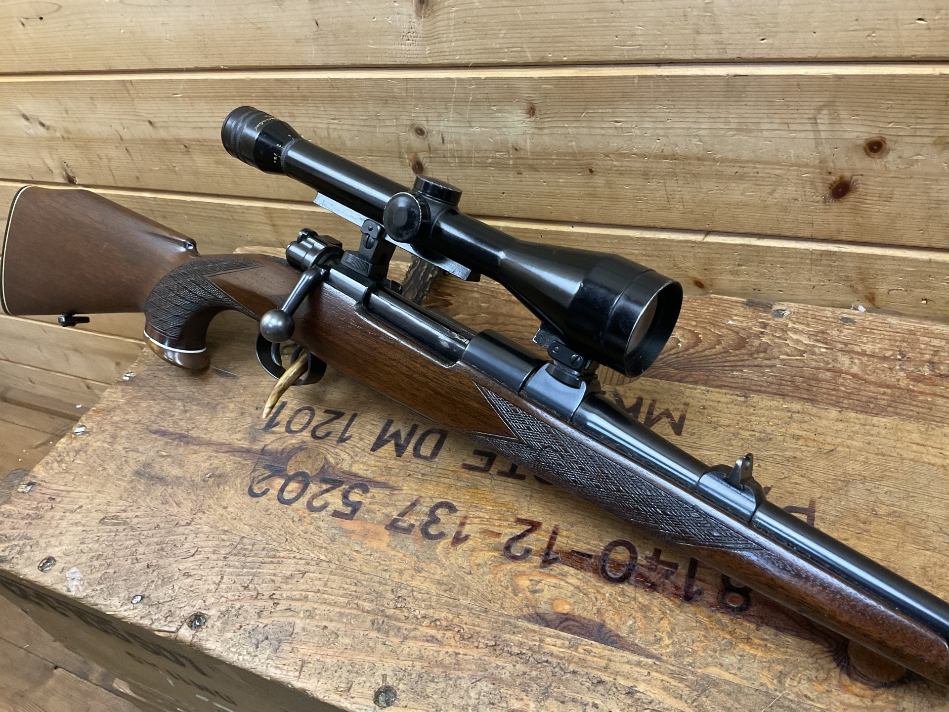 Repetierbüchse F.Cieplik Hamburg 98er, Kal. 7x64 mit Hertel&Reuss 2,5-10x48, Abs.4 – Bild 5