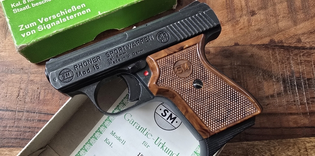 SM Rhöner Mod.15 8mm Gaspistole – Bild 1