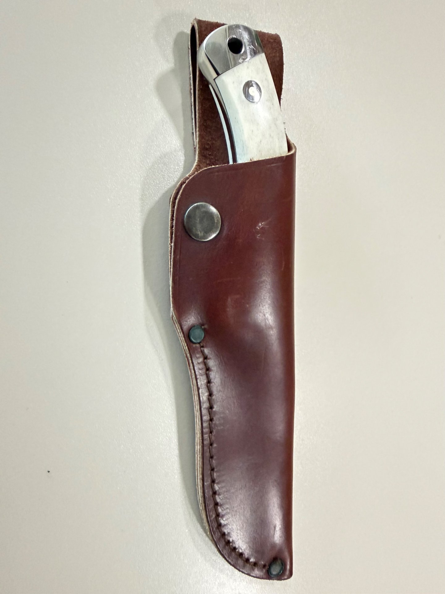 Handgefertigtes Puli Jagdmesser / Outdoormesser – Echter Knochengriff – NEUWERTIG – Bild 5