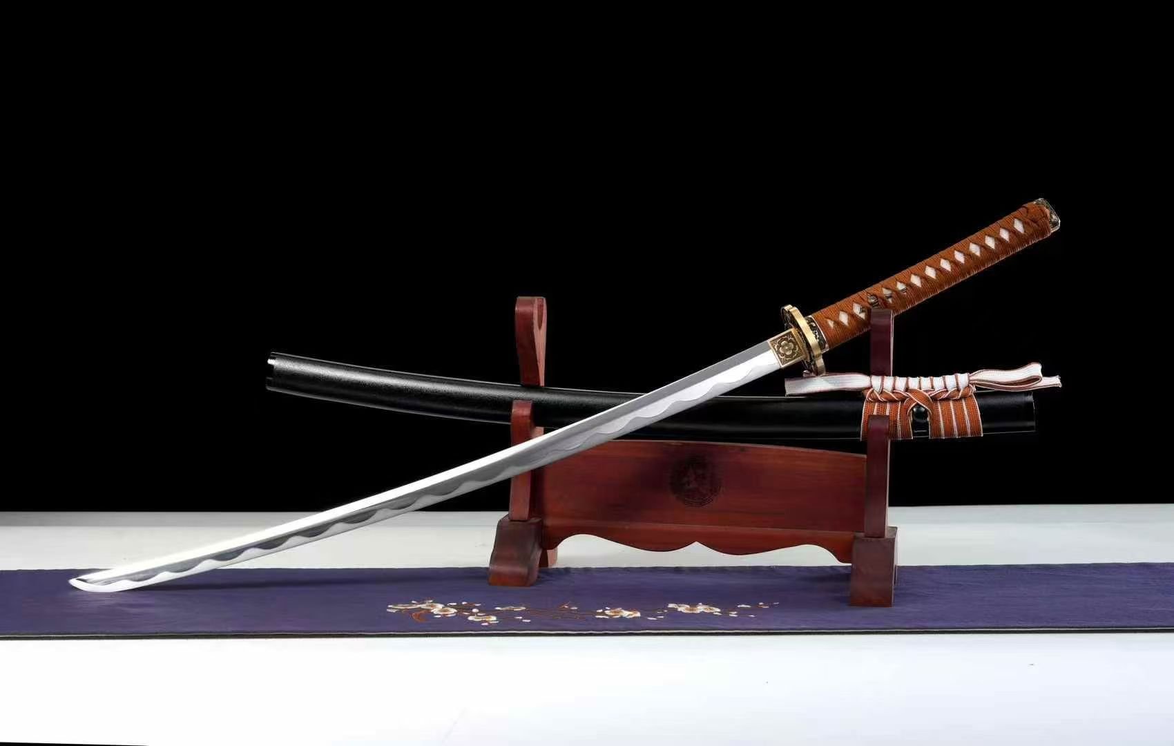 Handgeschmiedetes Bushido Katana aus 1060 er Kohlenstoffstahl Samuraischwert! – Bild 1