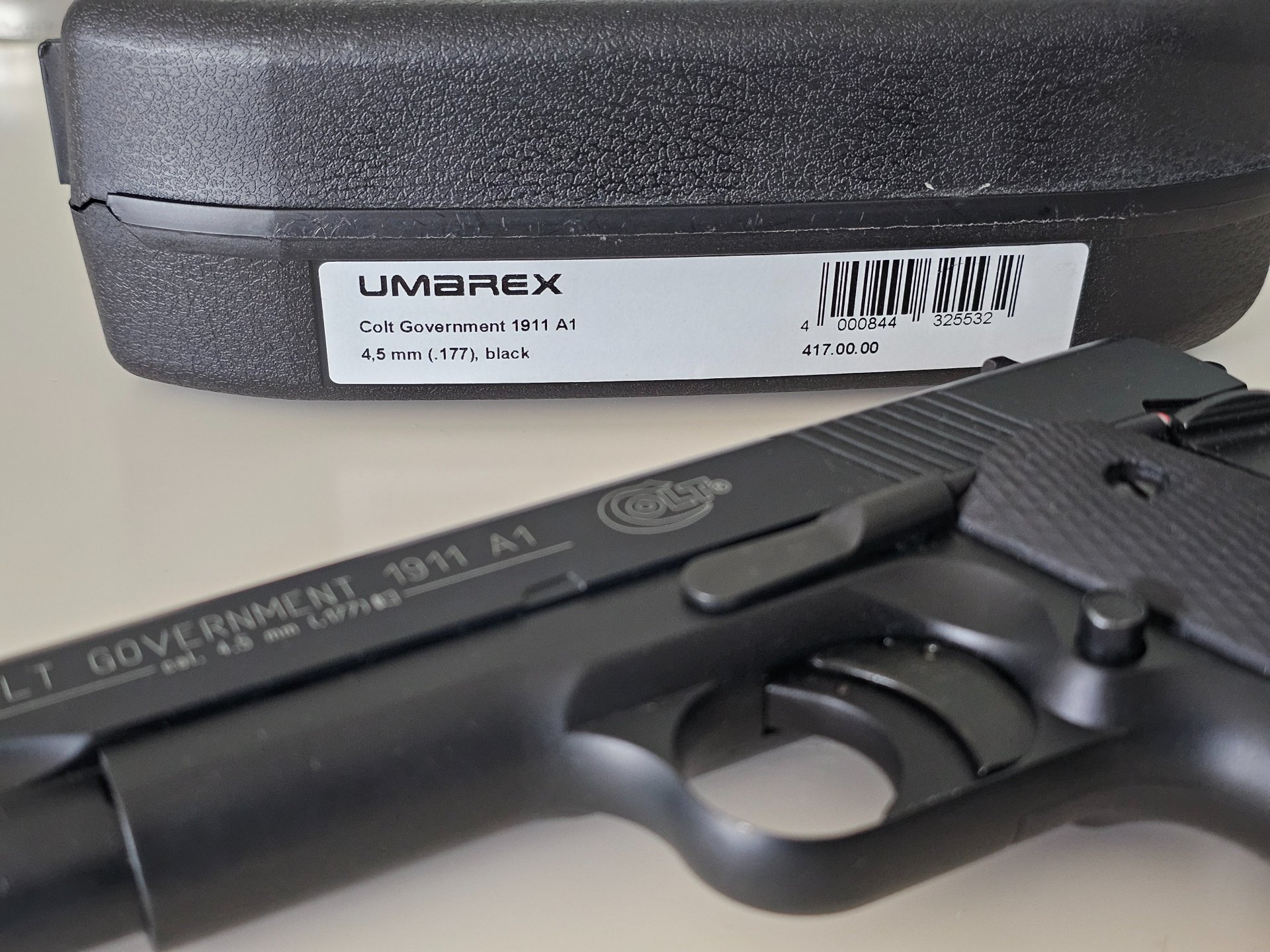 Colt Government 1911 A1 von Umarex CO2 4,5 mm Diabolo – Bild 3