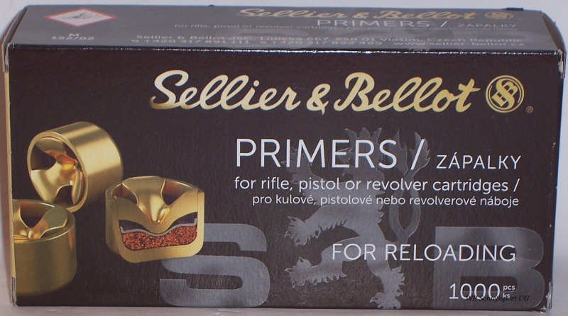 1000St. Sellier & Bellot Boxer-Zündhütchen - LARGE Pistol - – Bild 1