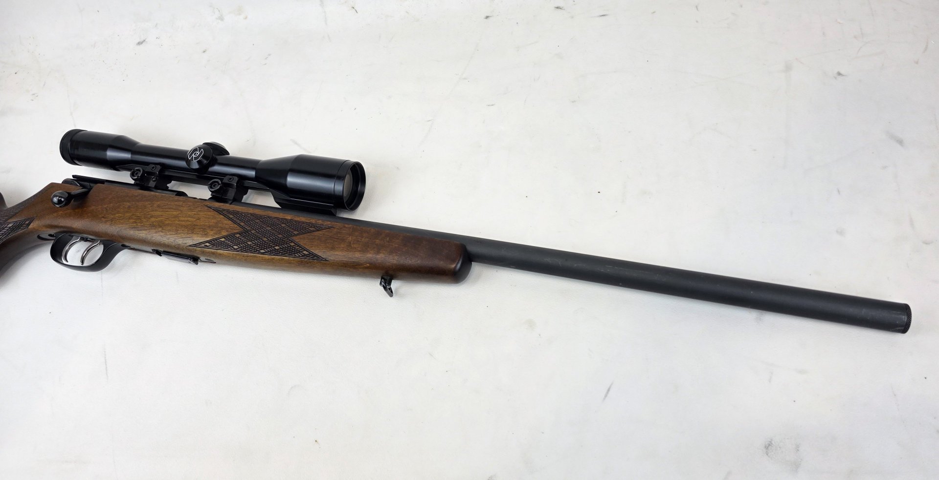 Repetierbüchse Kitzmann Spezialwaffen Schallabsorber Integralgedämpft Kal. .22lr inkl. Zeiss Diatal – Bild 3