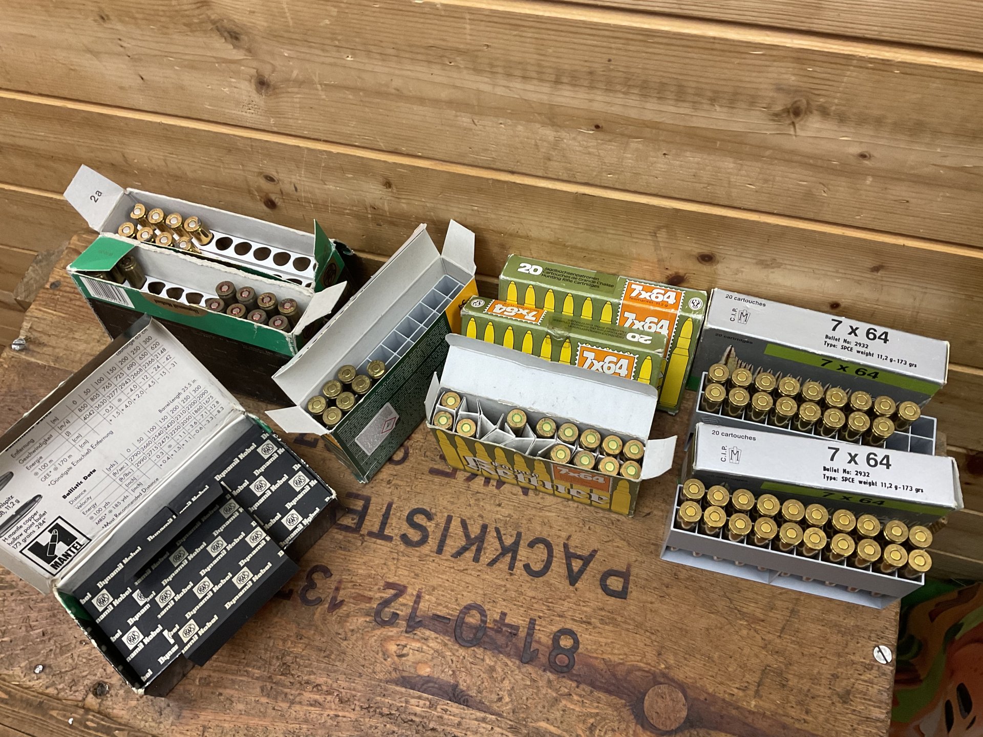 Konvolut Munition S&B, RWS, Kettner, Kal.7x64, 114 Schuss ! – Bild 3