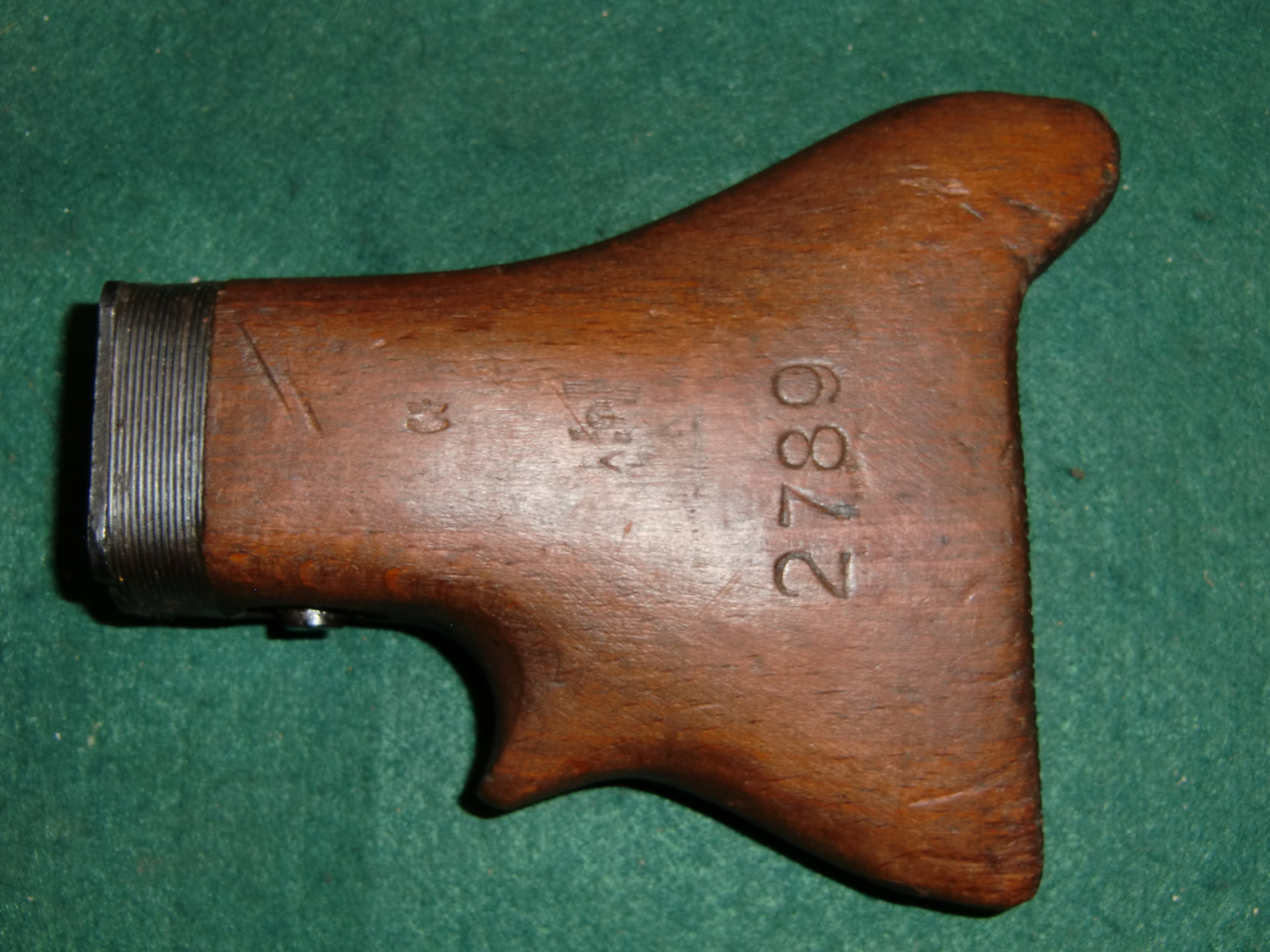 WKII Hinterschaft MG42 Holz mit WaA und verm. Feldinstandsetzung – Bild 1
