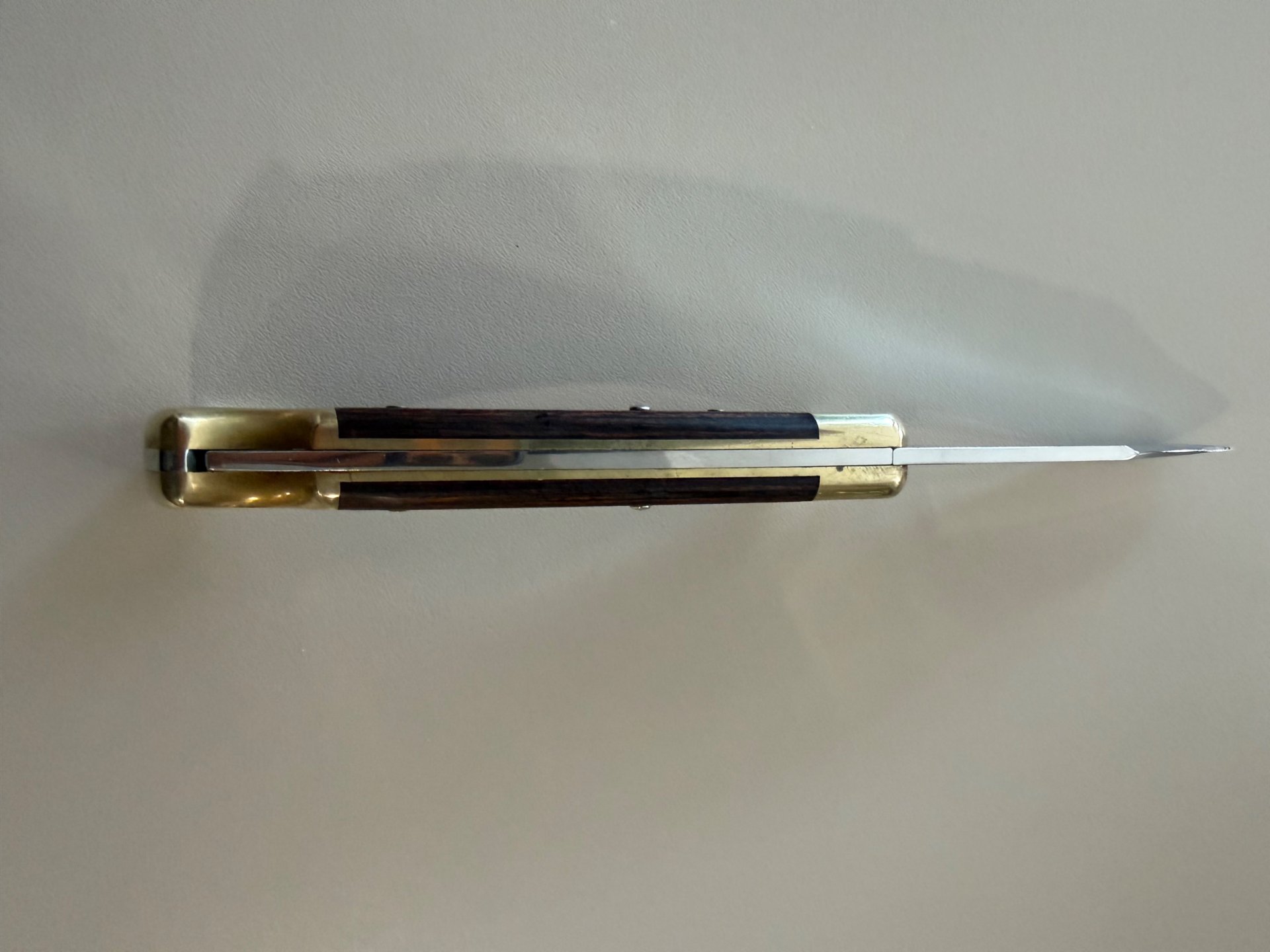 Vintage: Buck 110 Folding Hunter Taschenmesser (Herstellungsjahr 1996) inkl. Lederscheide – Bild 5
