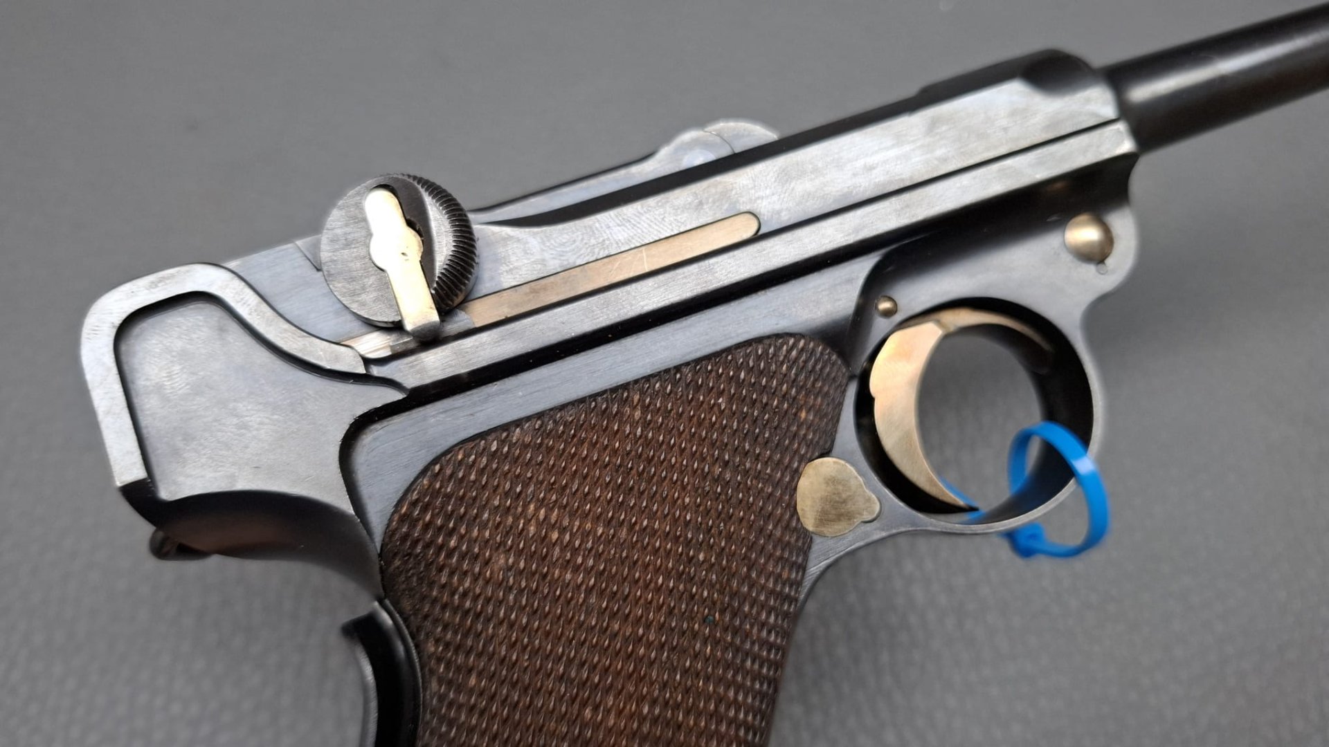 DWM Luger P06 1900/06 schweizer 08 Pistole 7,65 Para Sammlerwaffe keine byf Mauser Erfurt etc – Bild 1