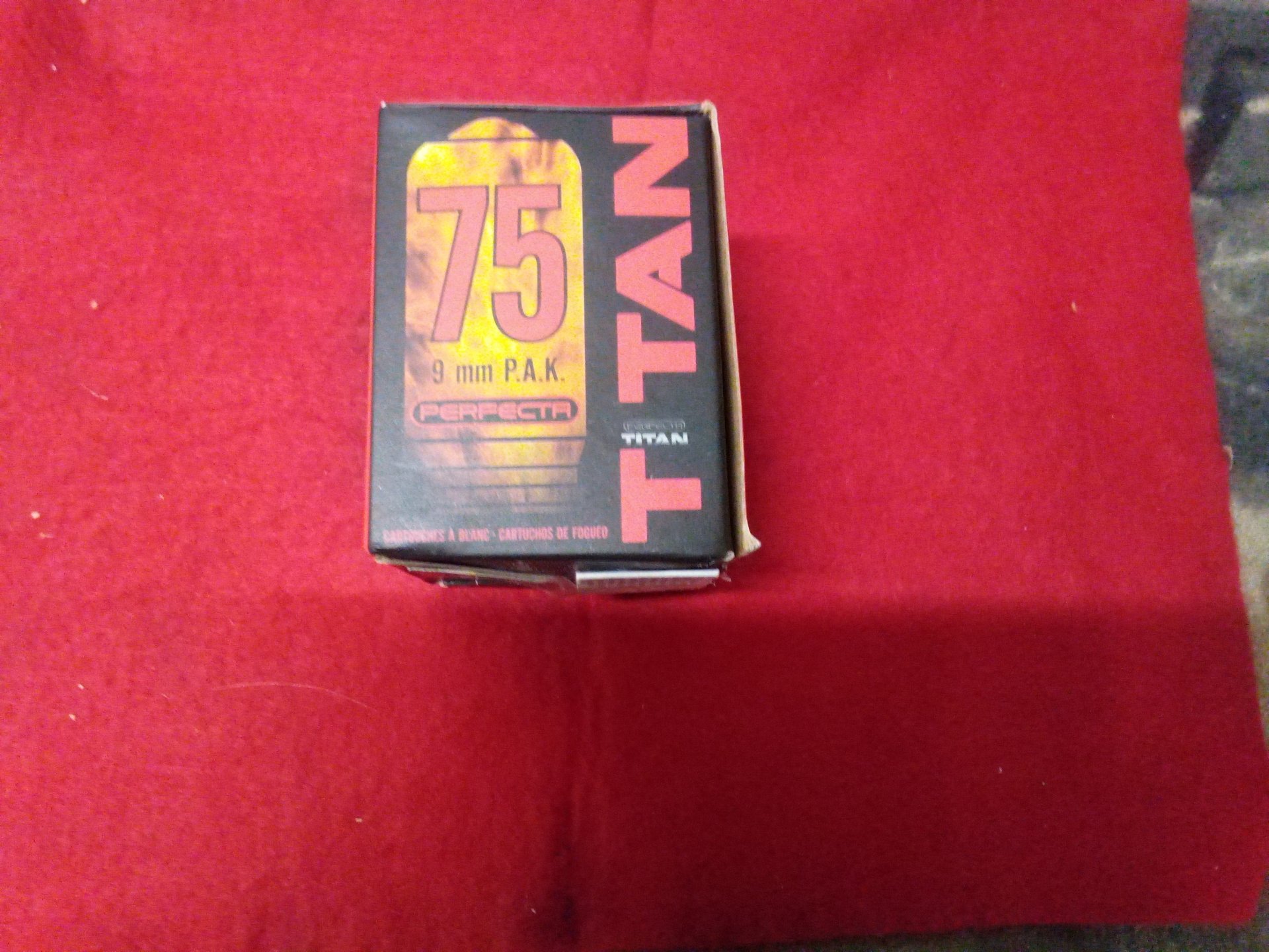 Titan 75Knallpatronen .Kaliber 9mm pak.eine Schachtel mit 75stück. – Bild 2