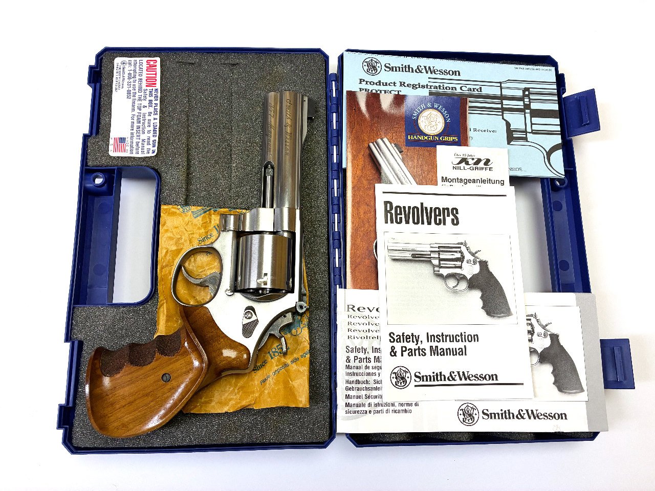 Revolver - S&W Mod. 627-1 "Target Champion" .357 Magnum Stainless in OVP – Bild 1