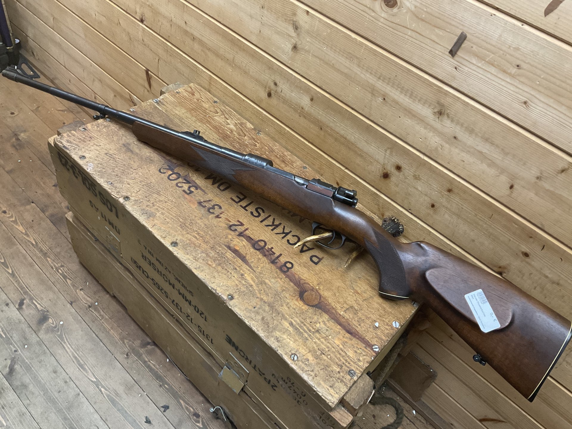 Repetierbüchse Mauser K98 "swp45" Stufenlauf Kal. 8x57IS! Schmetterlingvisier!!! – Bild 2
