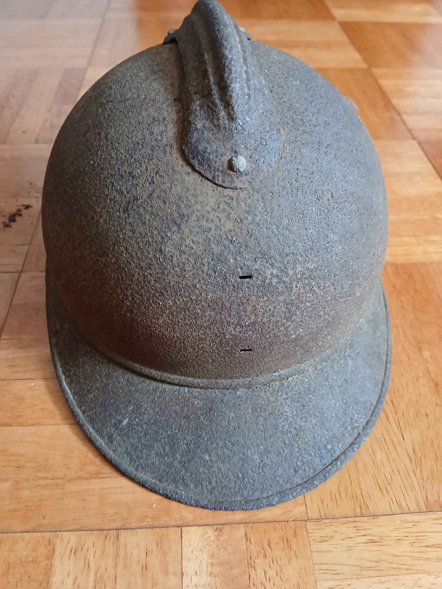 Bodenfund Helm Adrian M26 Frankreich 2. WK WW2 – Bild 4
