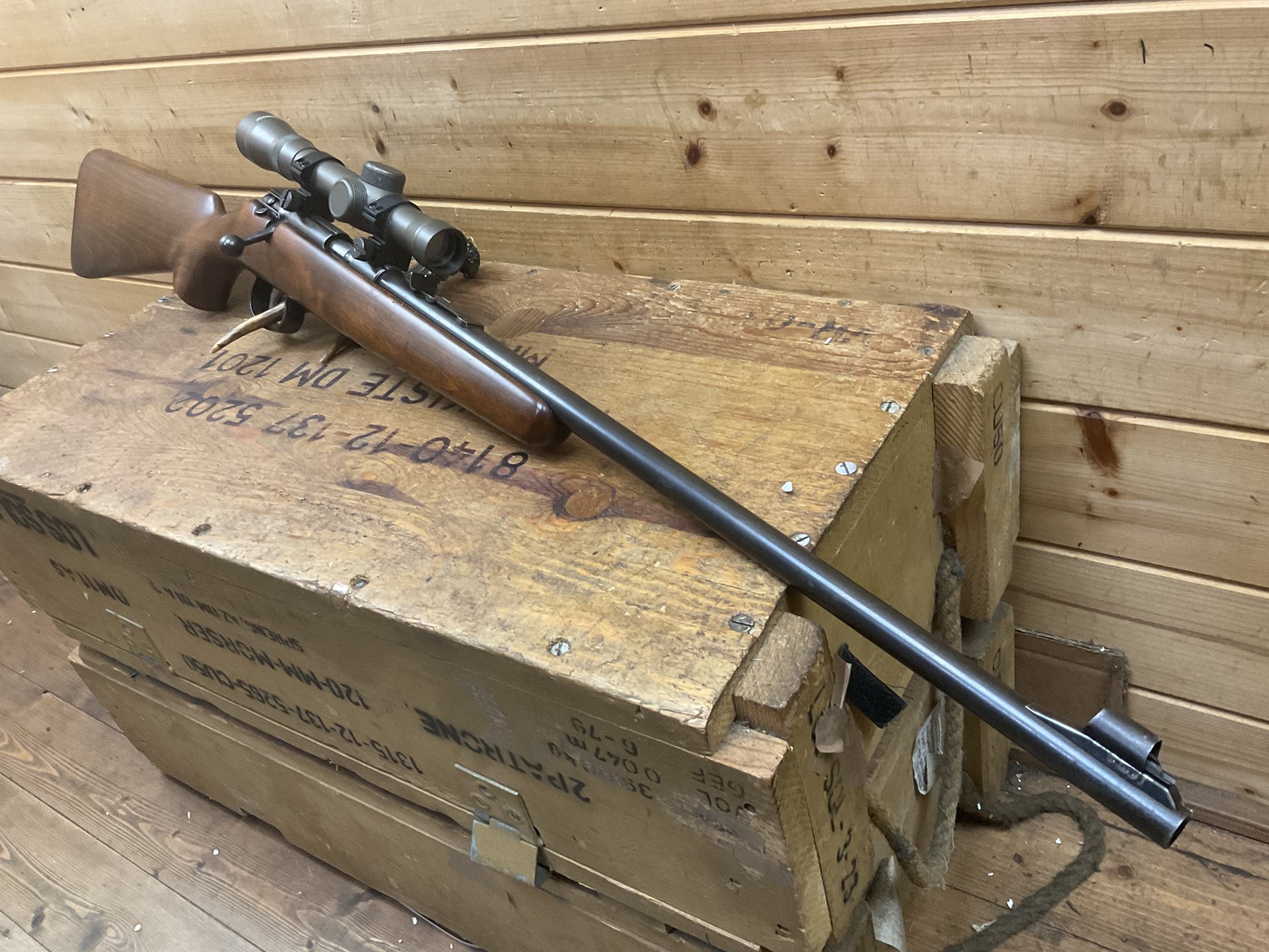 Einzelladerbüchse Anschütz Kal..22lr. mit ZF 4x24! – Bild 3